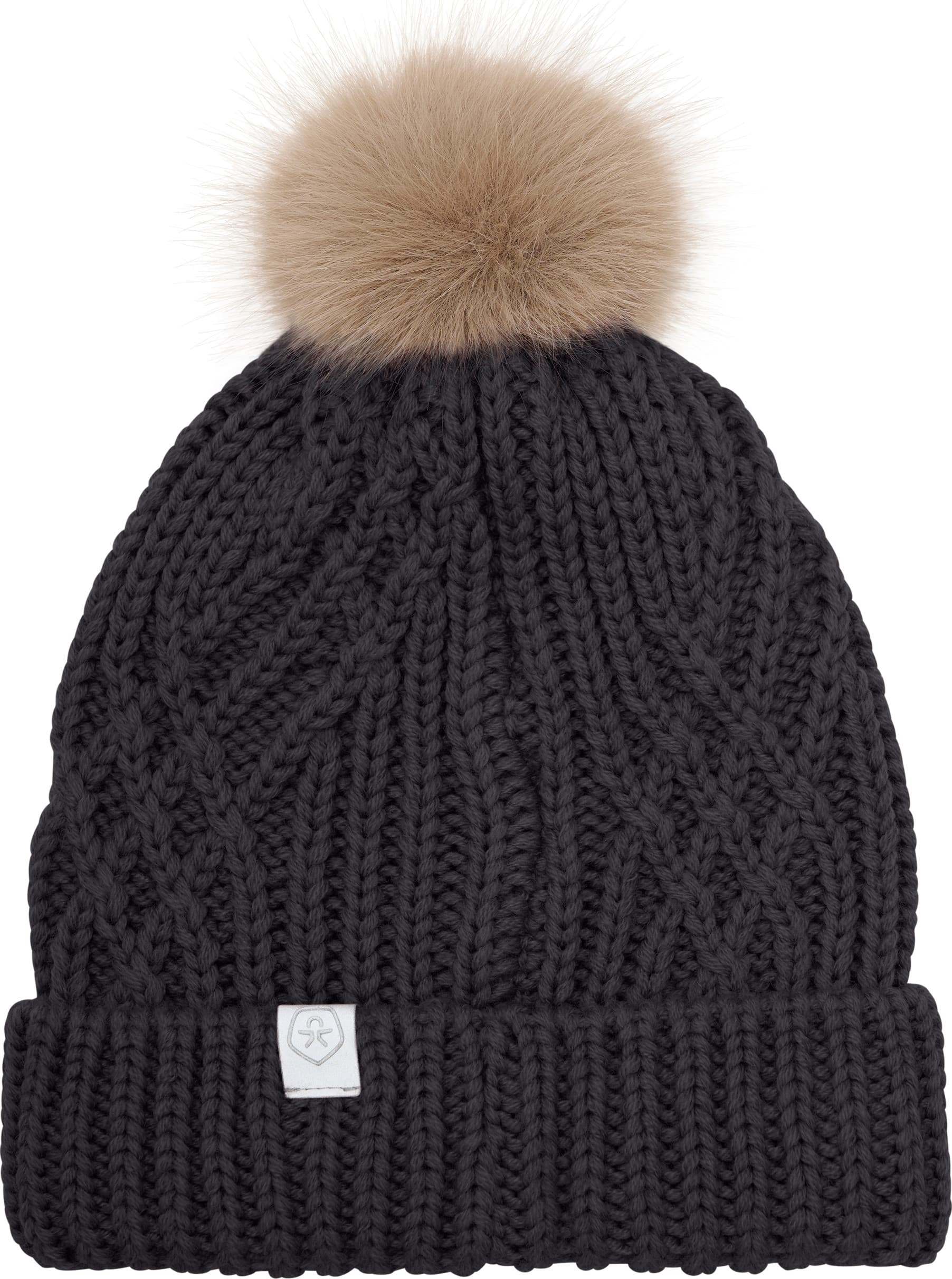 Color Kids Color Kids Kids' Hat With Wool & Detachable Fur Phantom
