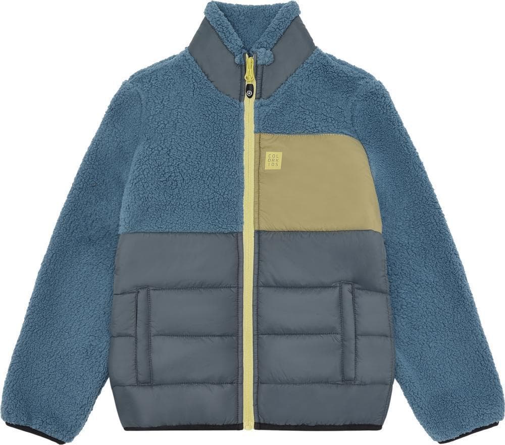 Color Kids Color Kids Kids' Fleece Jacket With Quilt Coronet Blue
