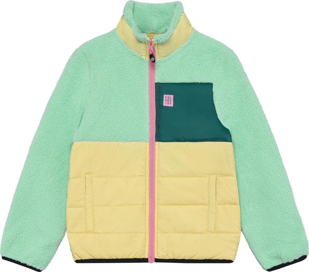 Color Kids Color Kids Kids' Fleece Jacket With Quilt Cabbage
