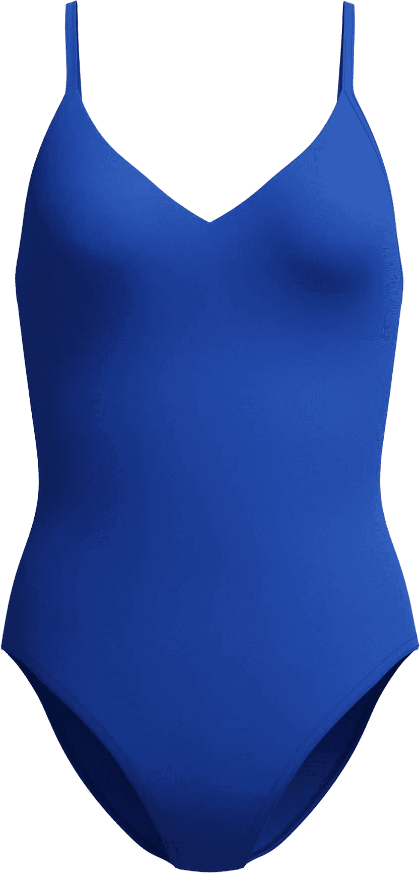 Speedo Speedo Women's Solid V-Neck One Piece Deep Sapphire