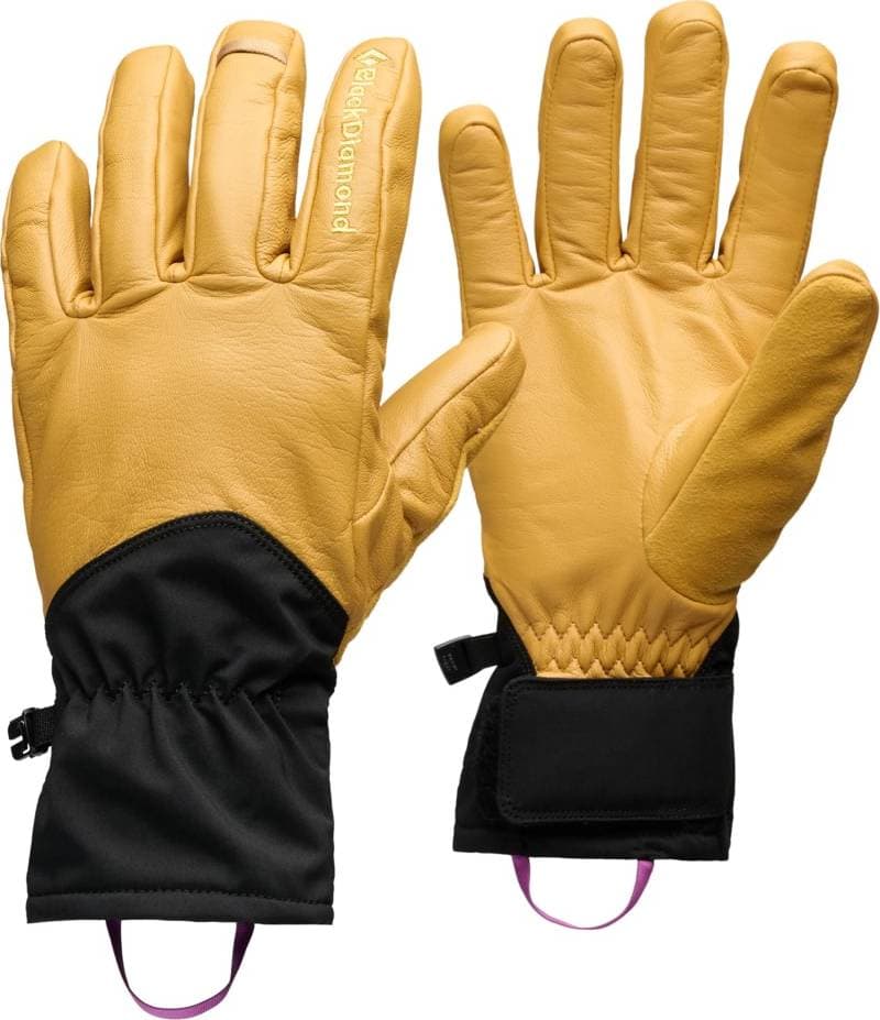 Black Diamond Black Diamond Tour Gloves Beeswax-black
