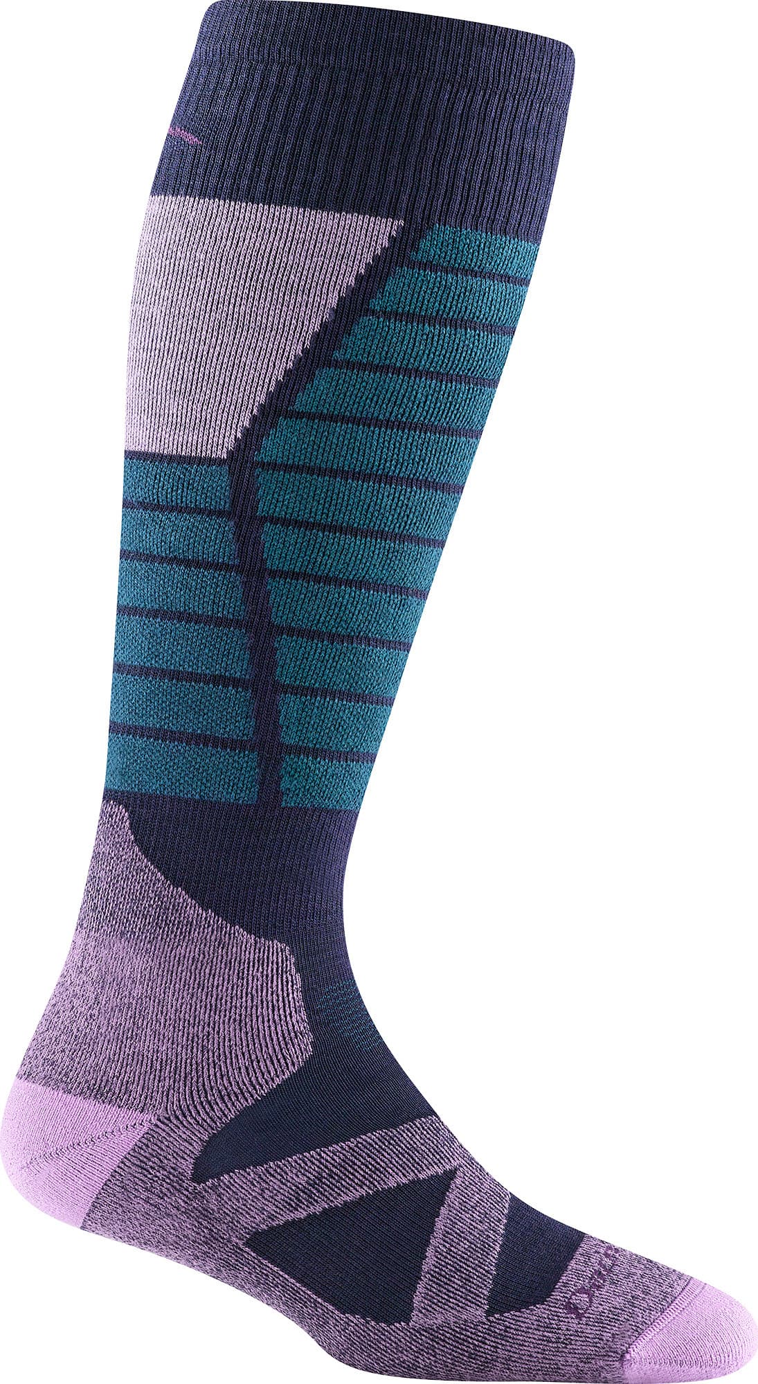 Darn Tough Darn Tough Women's Function X Over-the-Calf Midweight Ski & Snowboard Sock Eclipse