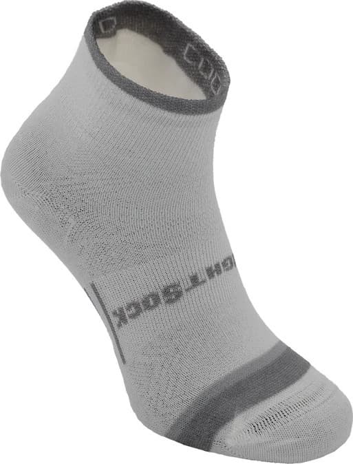 Wrightsock Wrightsock Coolmesh II Quater Anti Blister System White Grey