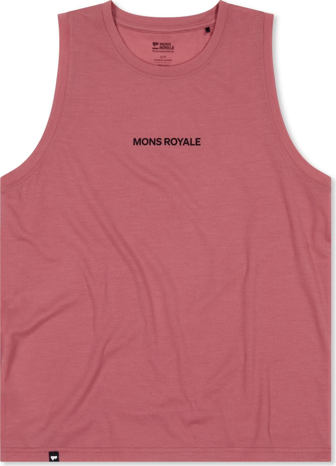 Mons Royale Mons Royale Women's Icon Merino Tank Canyon Rose