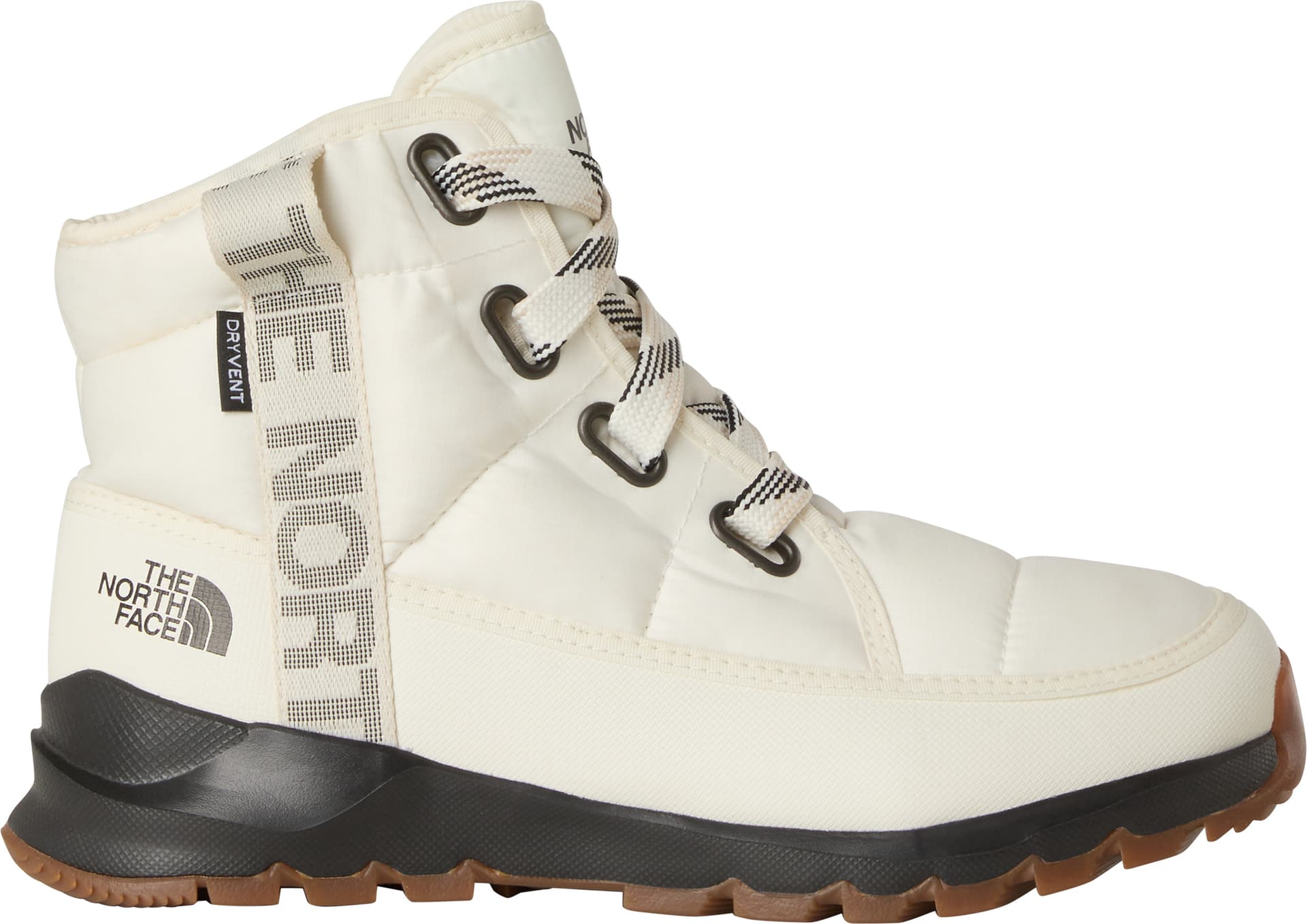 The North Face The North Face Women's ThermoBall Lace Up Luxe Waterproof Gardenia White/TNF Black