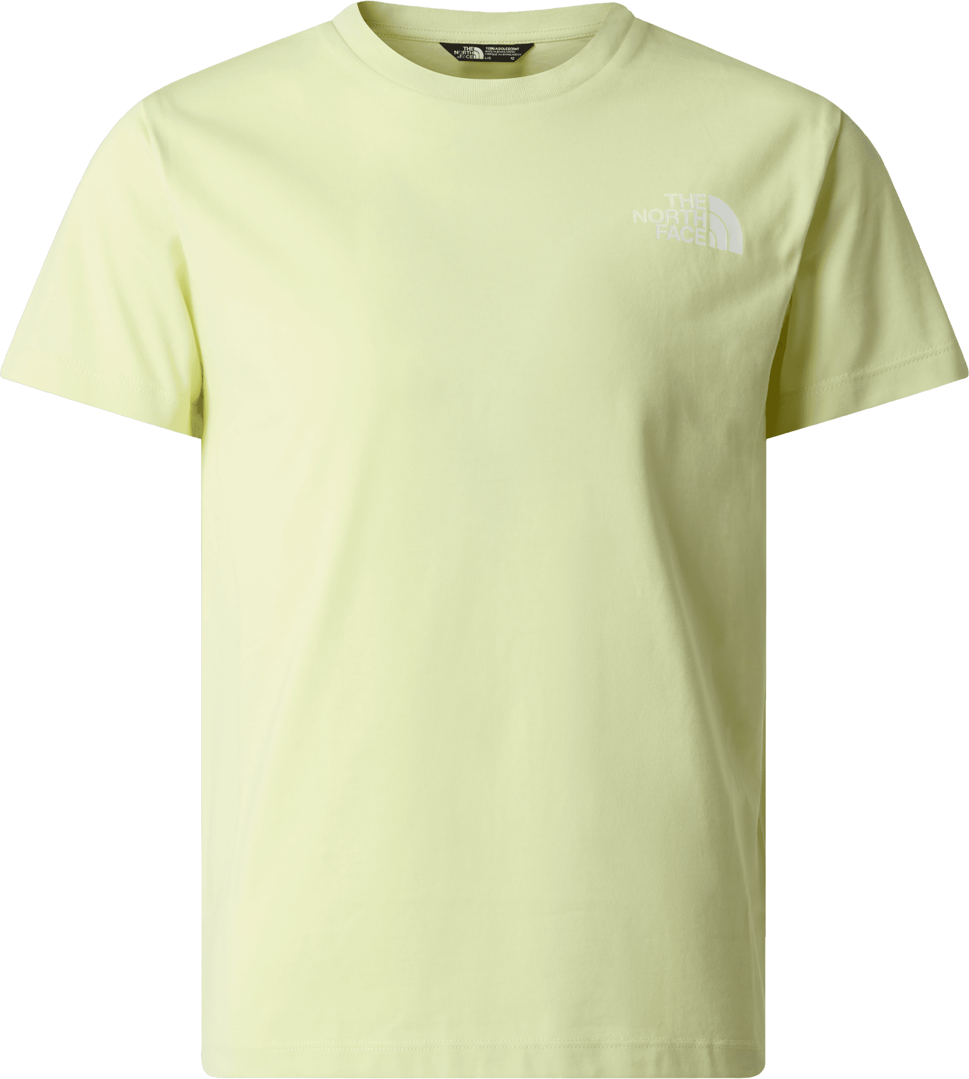 The North Face The North Face Teens' Simple Dome T-Shirt Lemon Mist