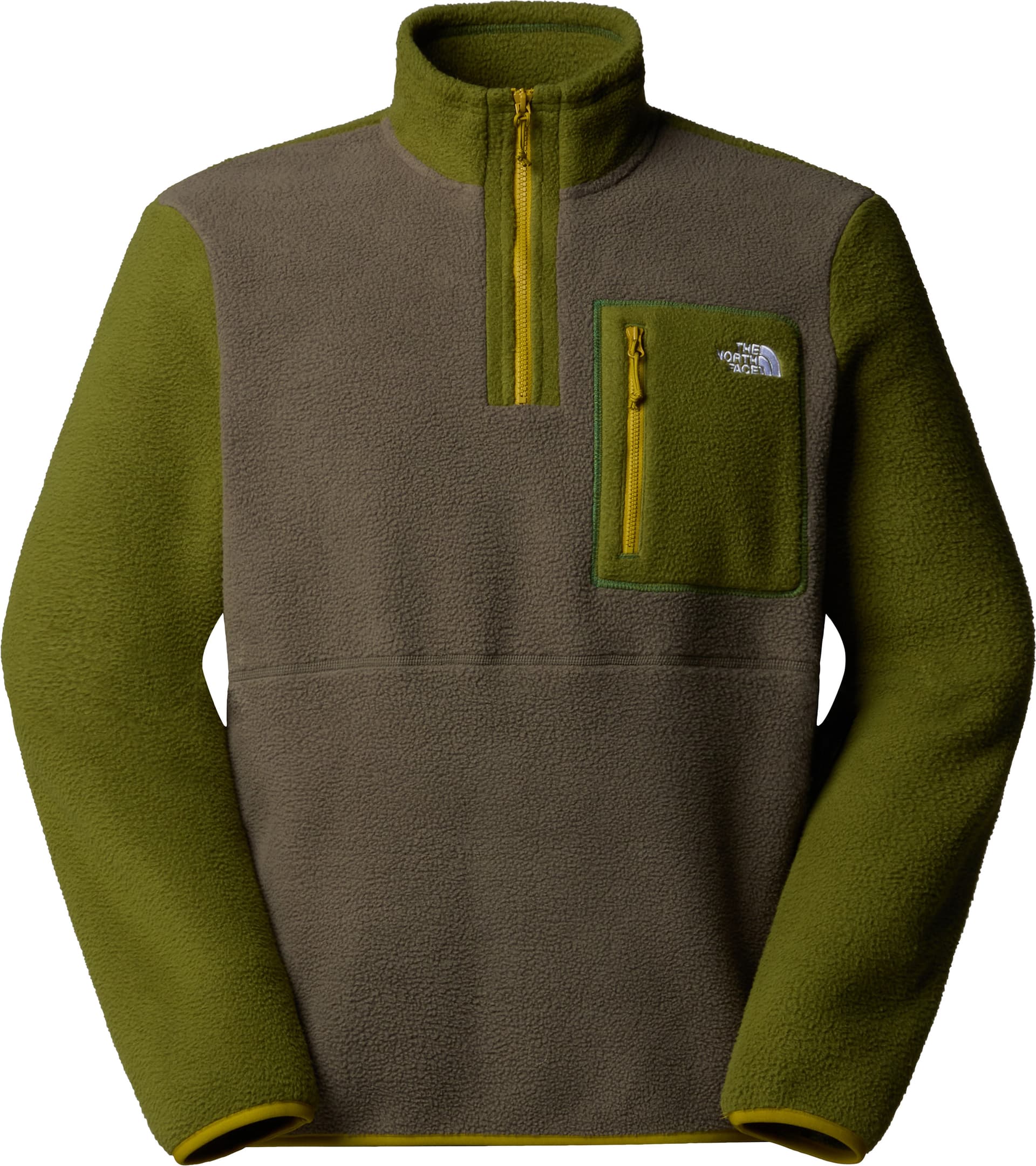 The North Face The North Face Men's Yumiori 1/4 Zip Fleece Jacket New Taupe Green/Woodland Green/Deep Dijon