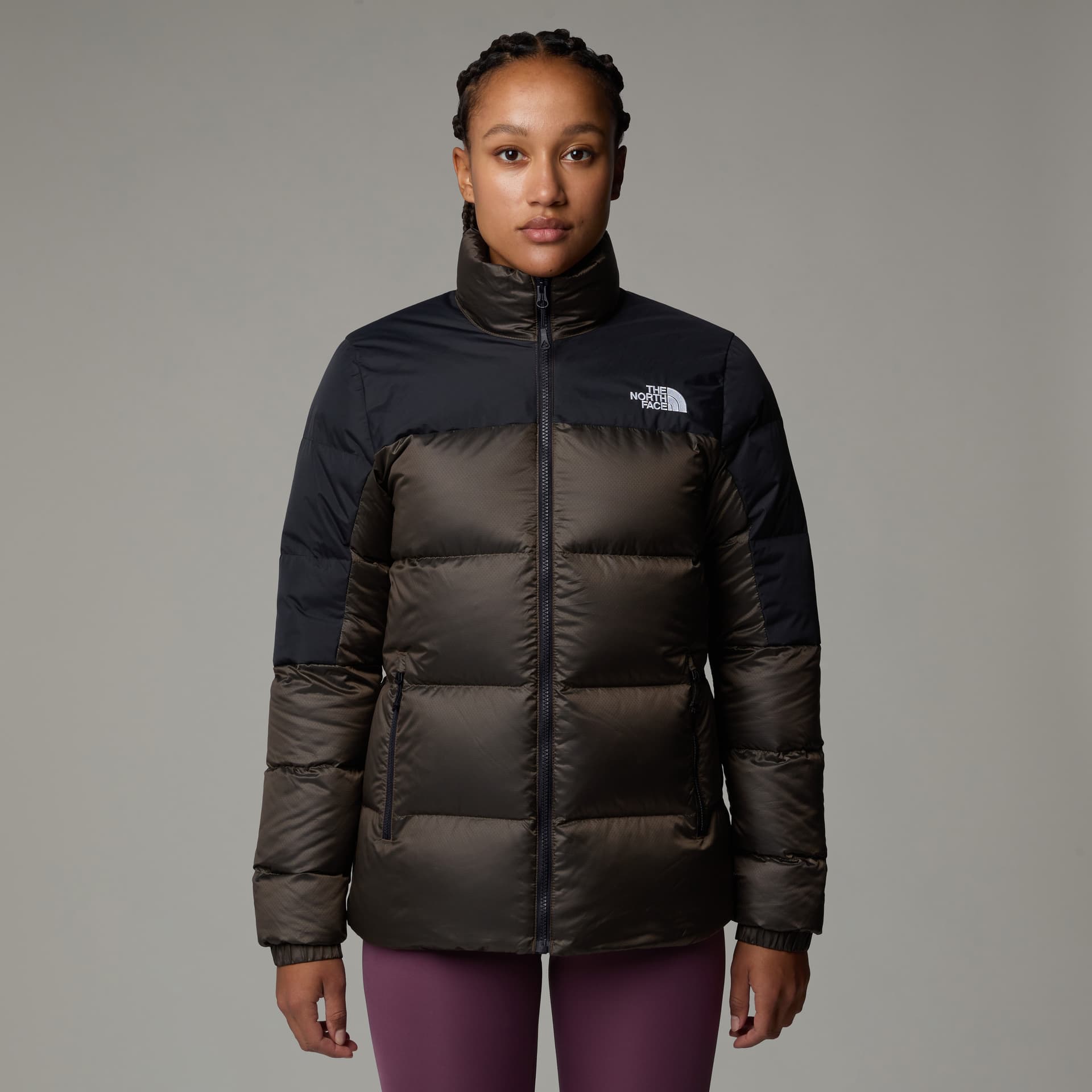 The North Face The North Face Women's Diablo Down 2.0 Jacket Smokey Brown Black Heather/TNF Black