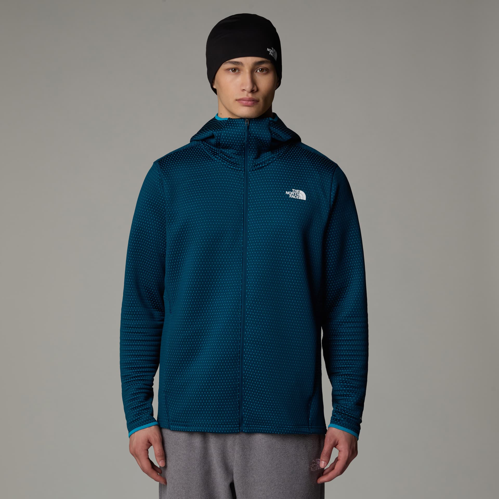 The North Face The North Face Men's Vertical Thermal Full-Zip Hoodie Midnight Petrol