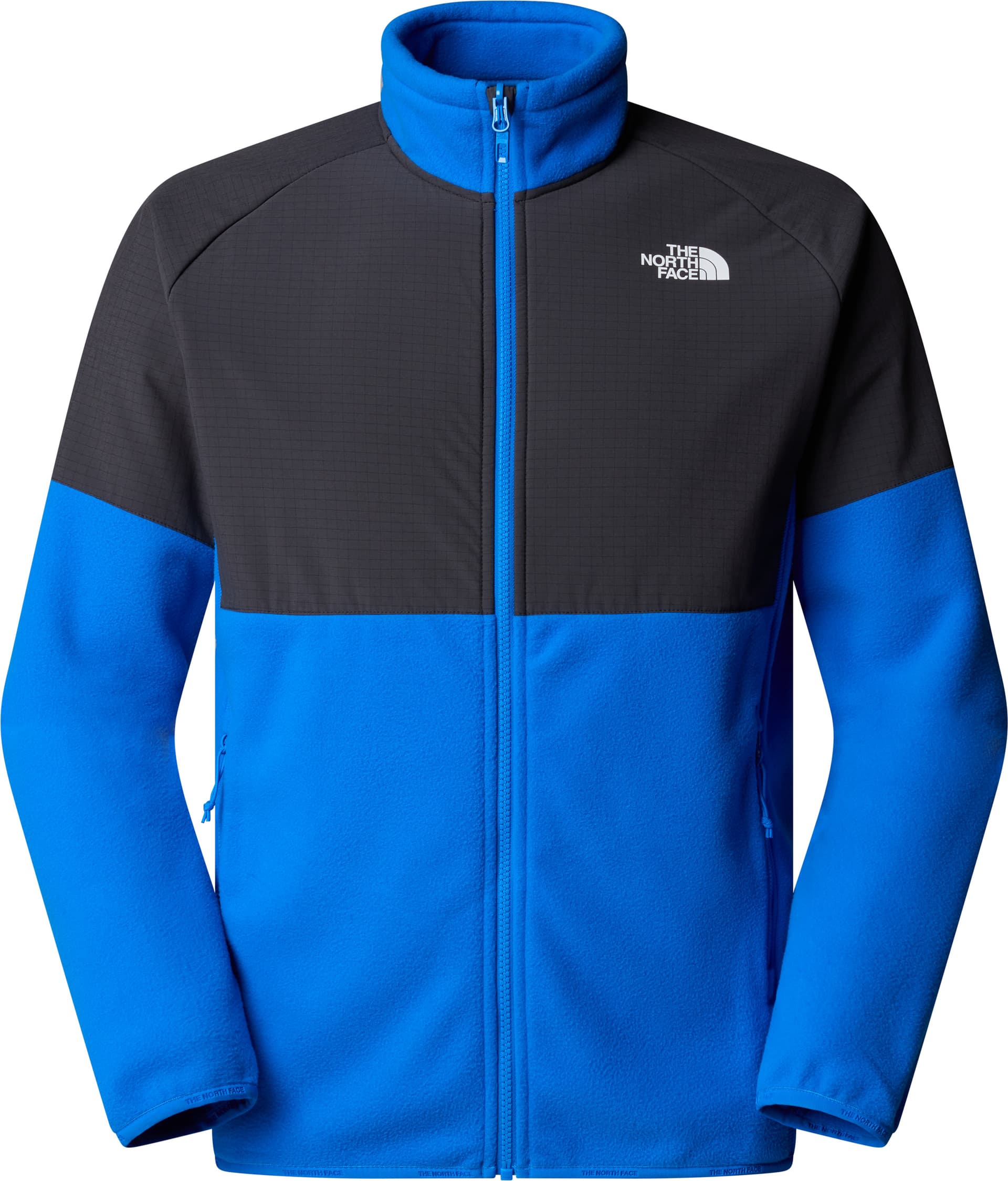 The North Face The North Face Men's Glacier Heavyweight Full Zip Fleece Hero Blue/Asphalt Grey/TNF Black