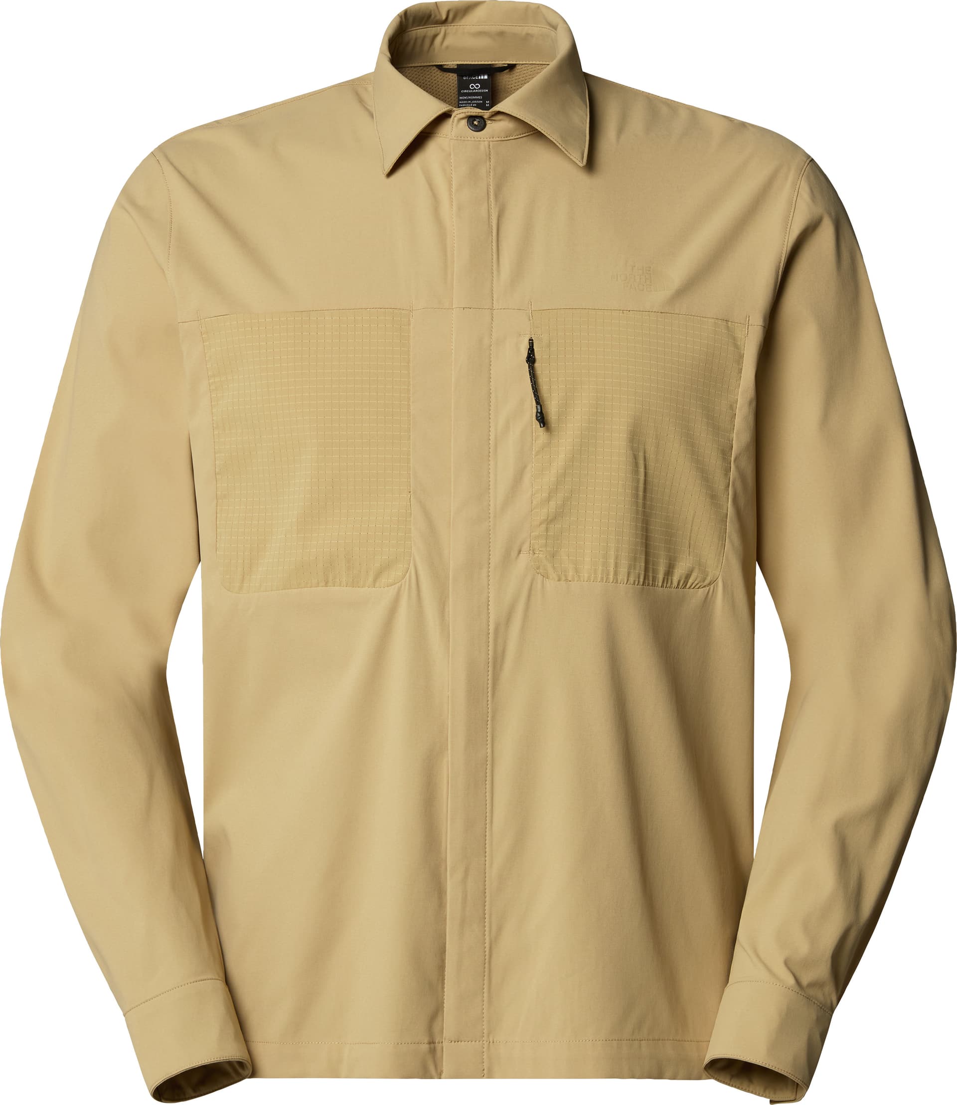 The North Face The North Face Men's Lightrange Long Sleeve Shirt Khaki Stone