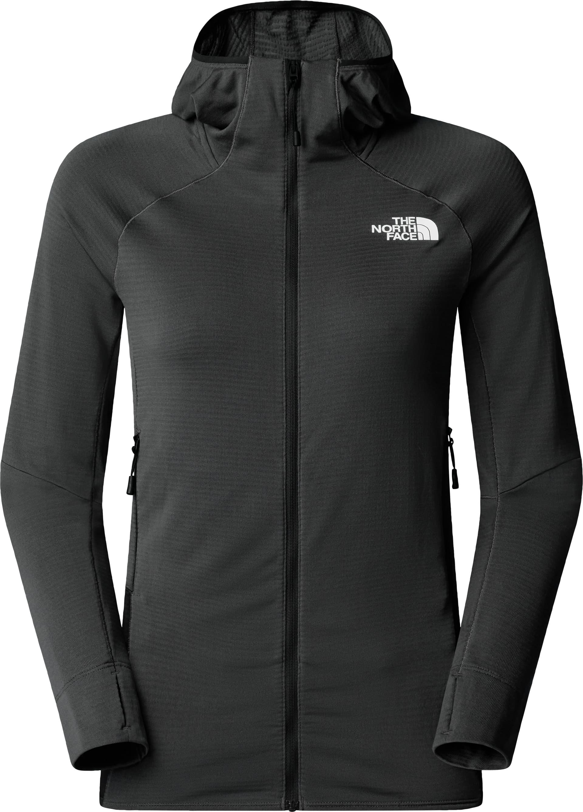 The North Face The North Face Women's Bolt Polartec Hoodie Asphalt Grey/TNF Black