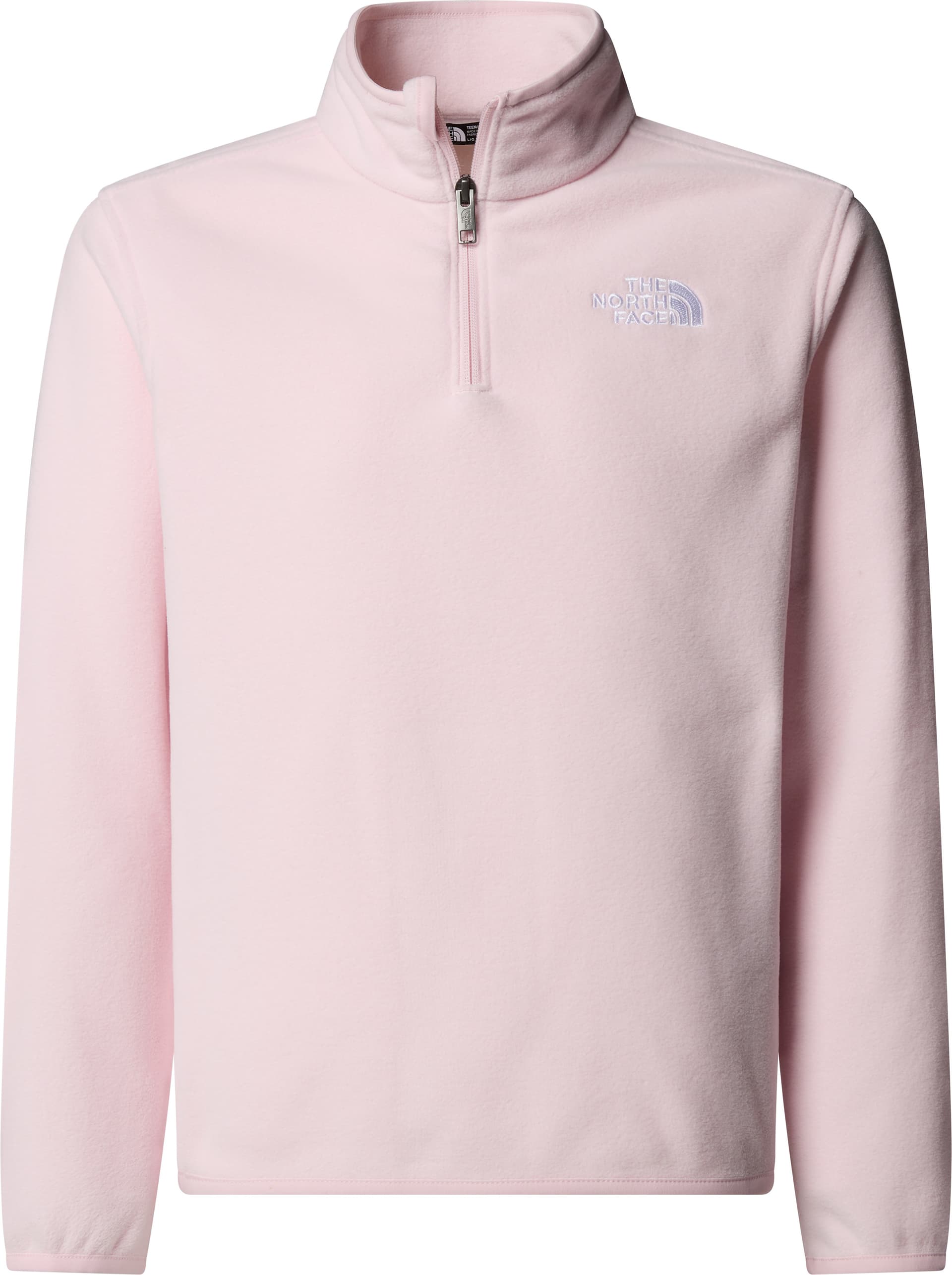 The North Face The North Face Teens' Glacier 1/4 Zip Pullover Pale Blossom