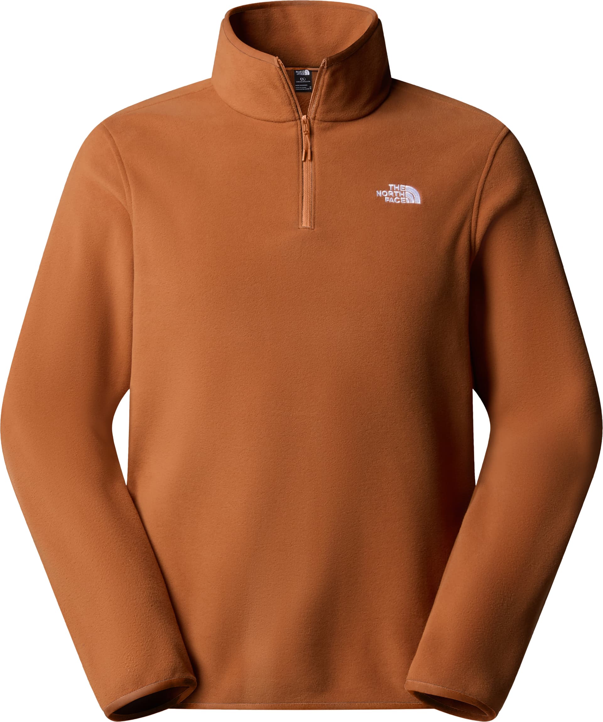 The North Face The North Face Men's Glacier Fleece 1/4 Zip Jacket Burnt Umber