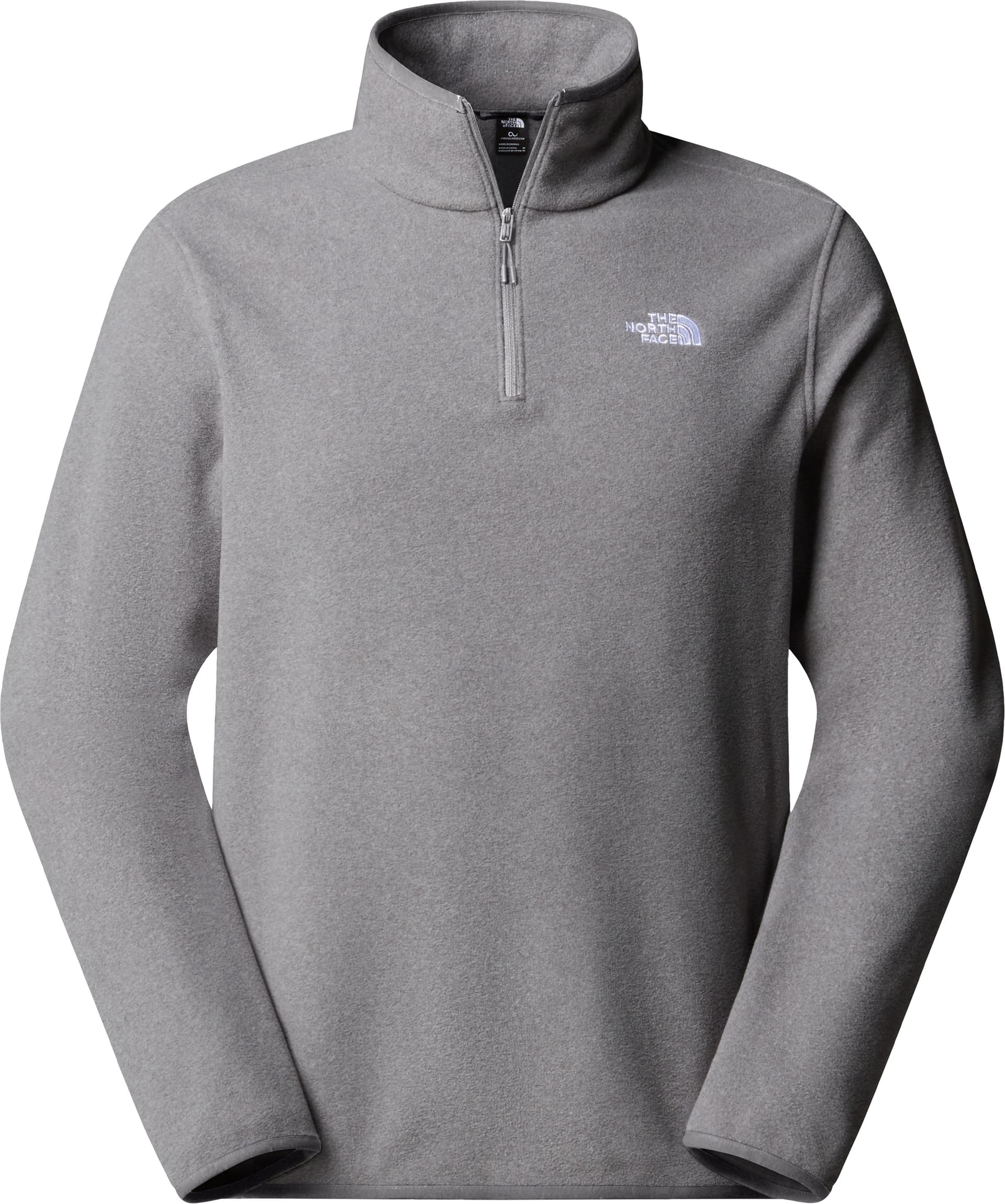 The North Face The North Face Men's Glacier Fleece 1/4 Zip Jacket TNF Mid Grey Heather