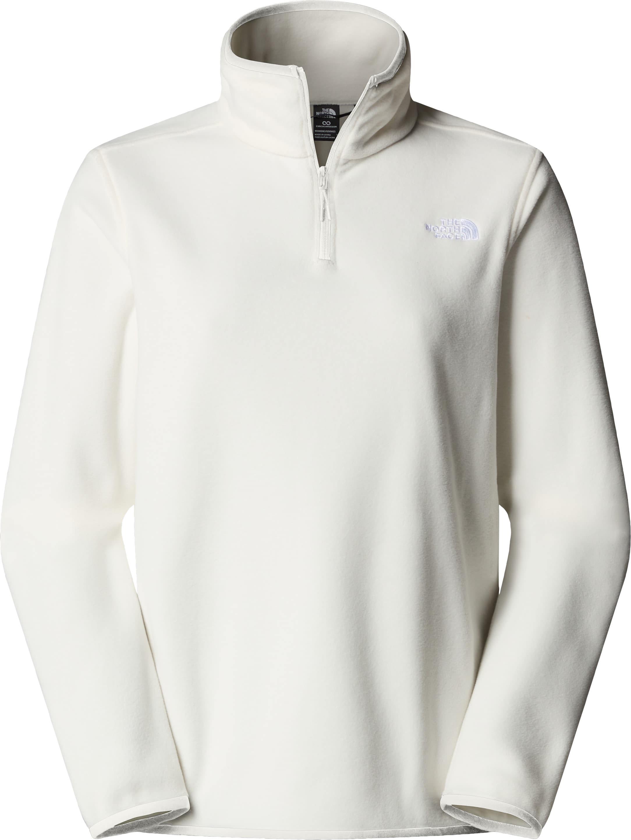 The North Face The North Face Women's Glacier Fleece 1/4 Zip Jacket White Dune