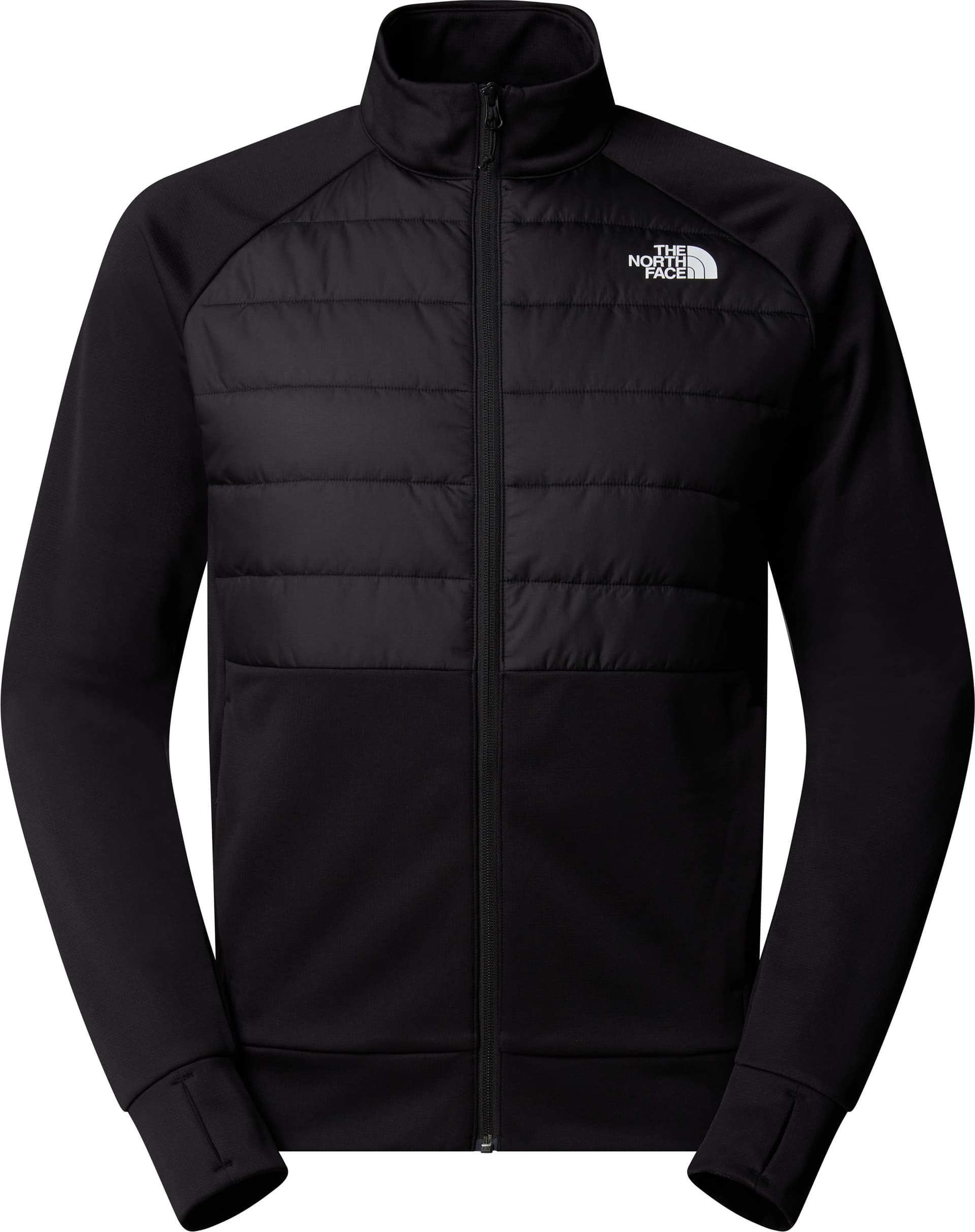 The North Face The North Face Men's Reaxion 2.0 Hybrid Full Zip Jacket TNF Black Heather