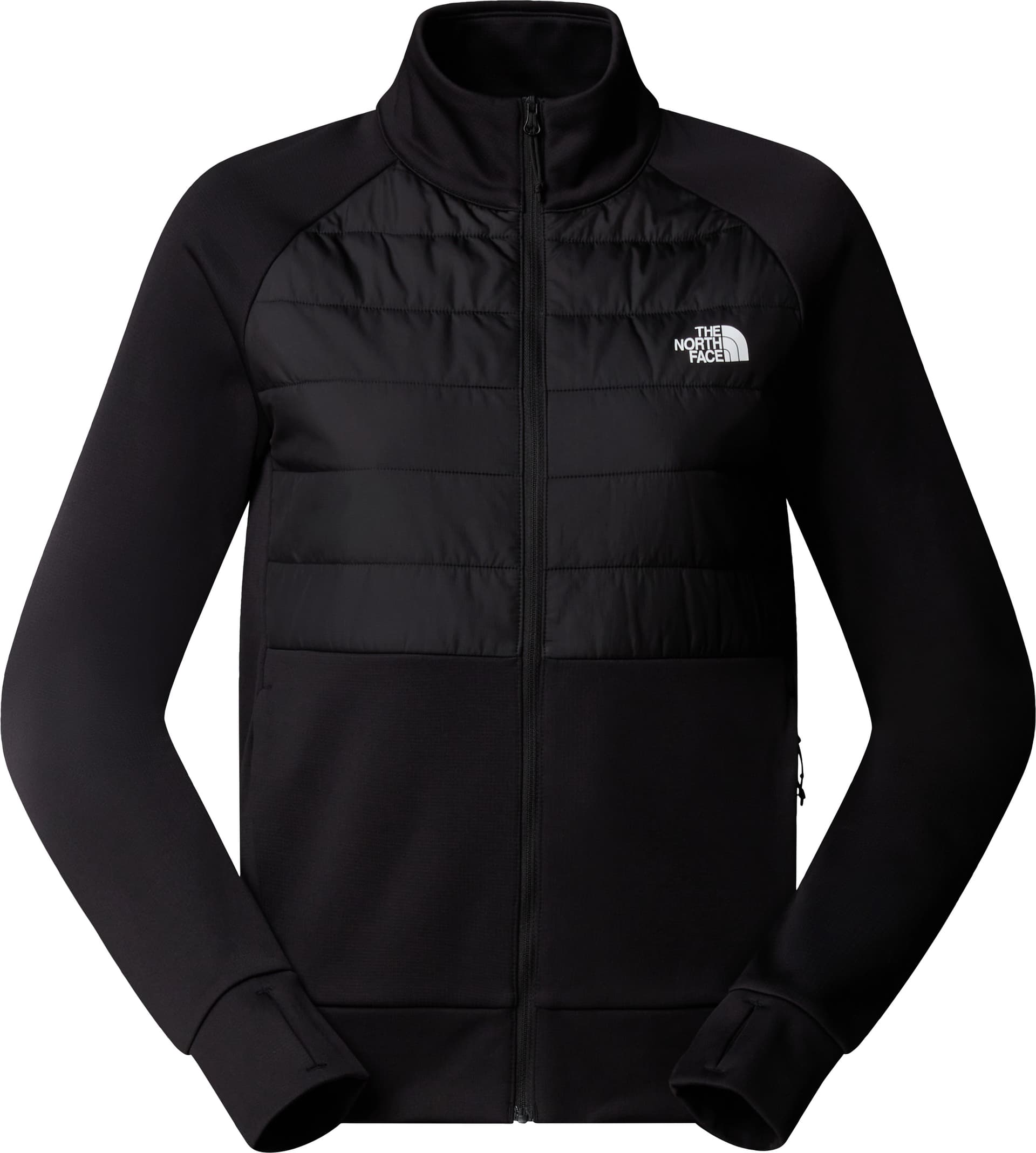 The North Face The North Face Women's Reaxion 2.0 Hybrid Full Zip Jacket TNF Black Heather