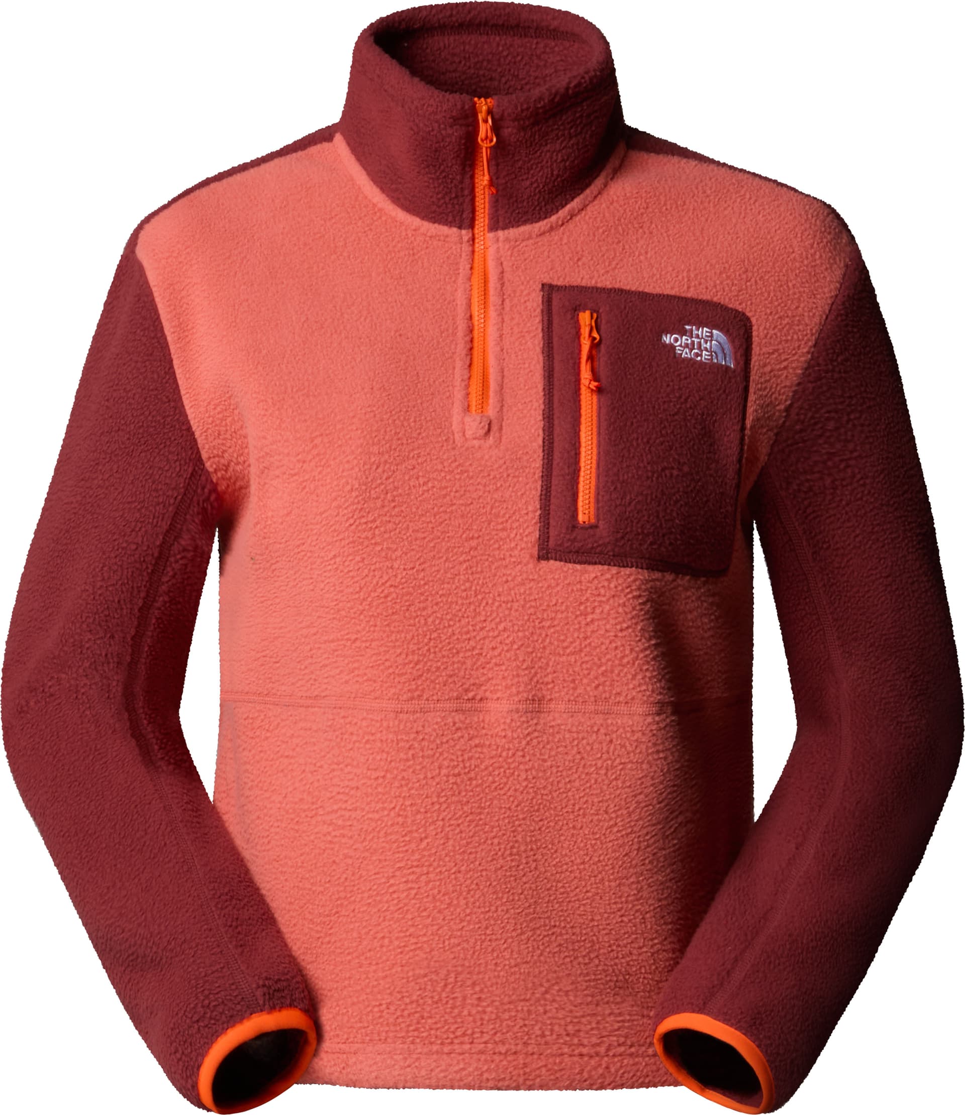 The North Face The North Face Women's Yumiori 1/4 Zip Mars Dust/Sumac/Solar Flare