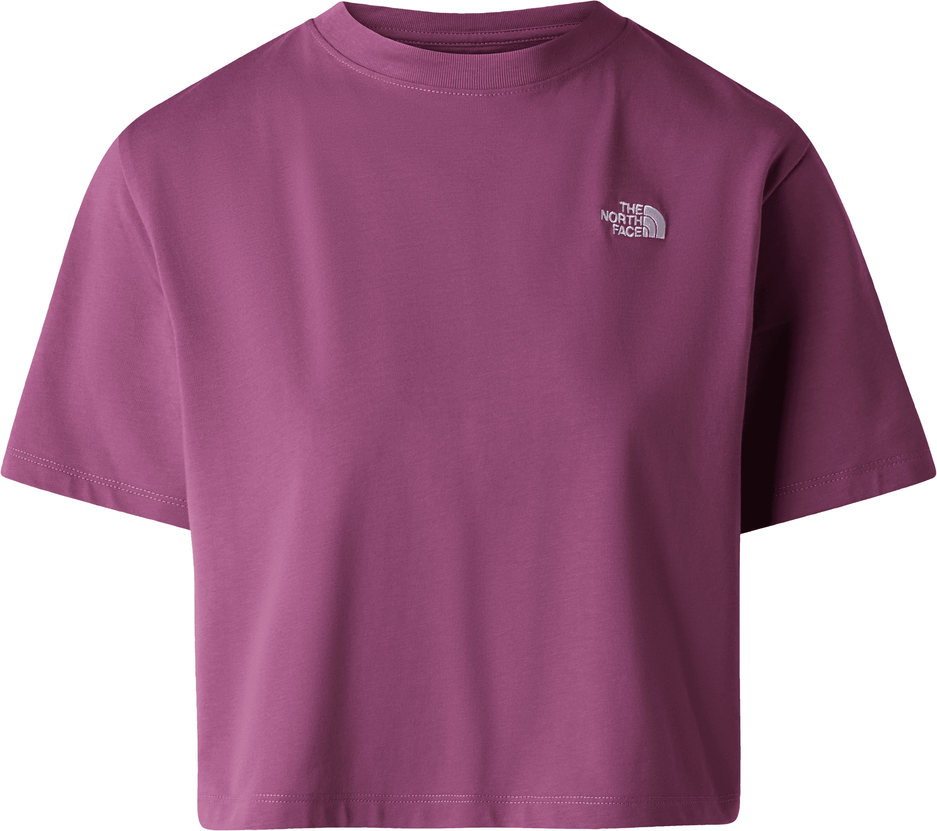 The North Face The North Face Women's Evolution Simple Dome Crop Relaxed Short Sleeve T-Shirt Chroma Purple