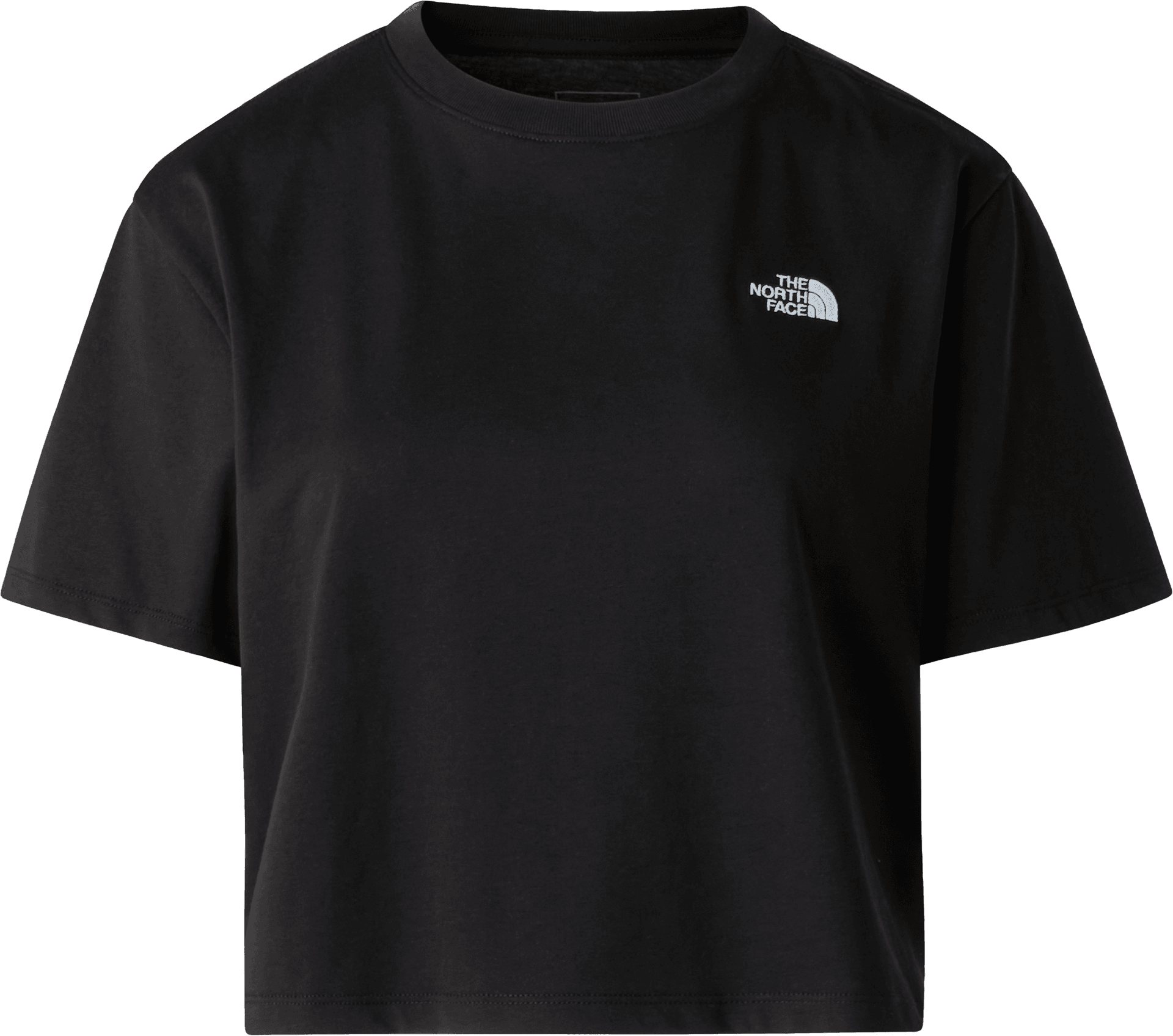 The North Face The North Face Women's Evolution Simple Dome Crop Relaxed Short Sleeve T-Shirt TNF Black