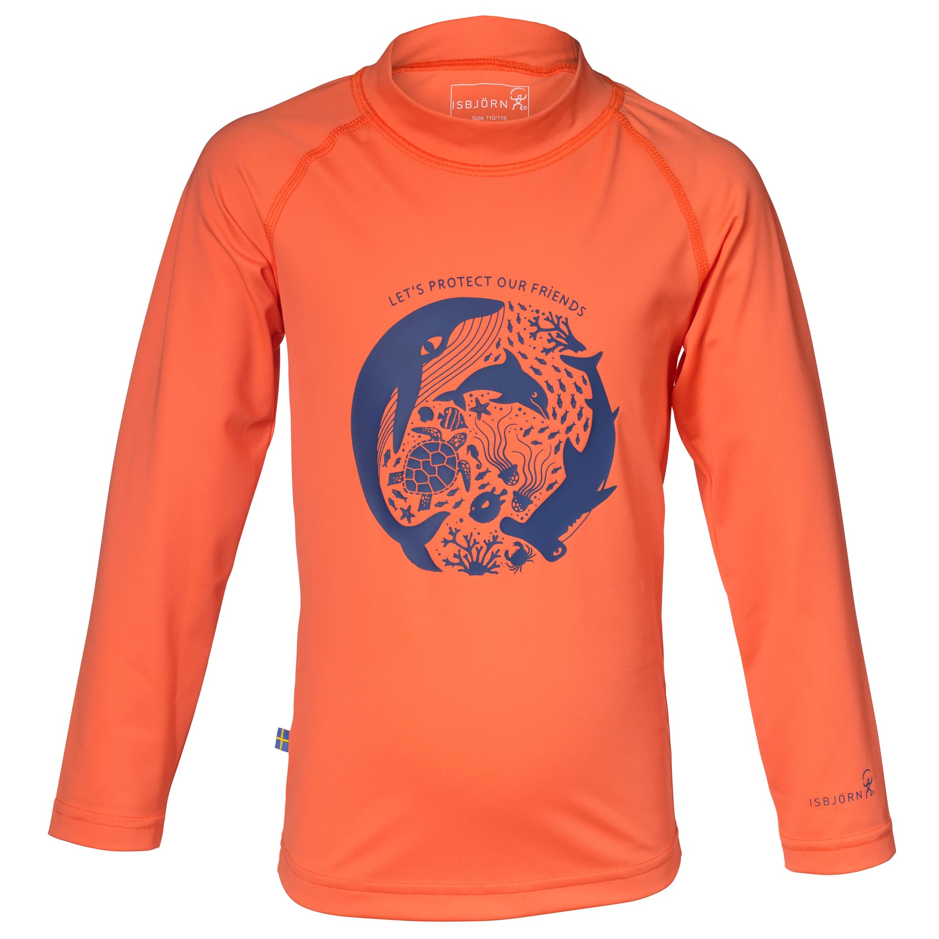 Isbjörn Of Sweden Isbjörn of Sweden Kids' Sealion Sun Sweater Papaya