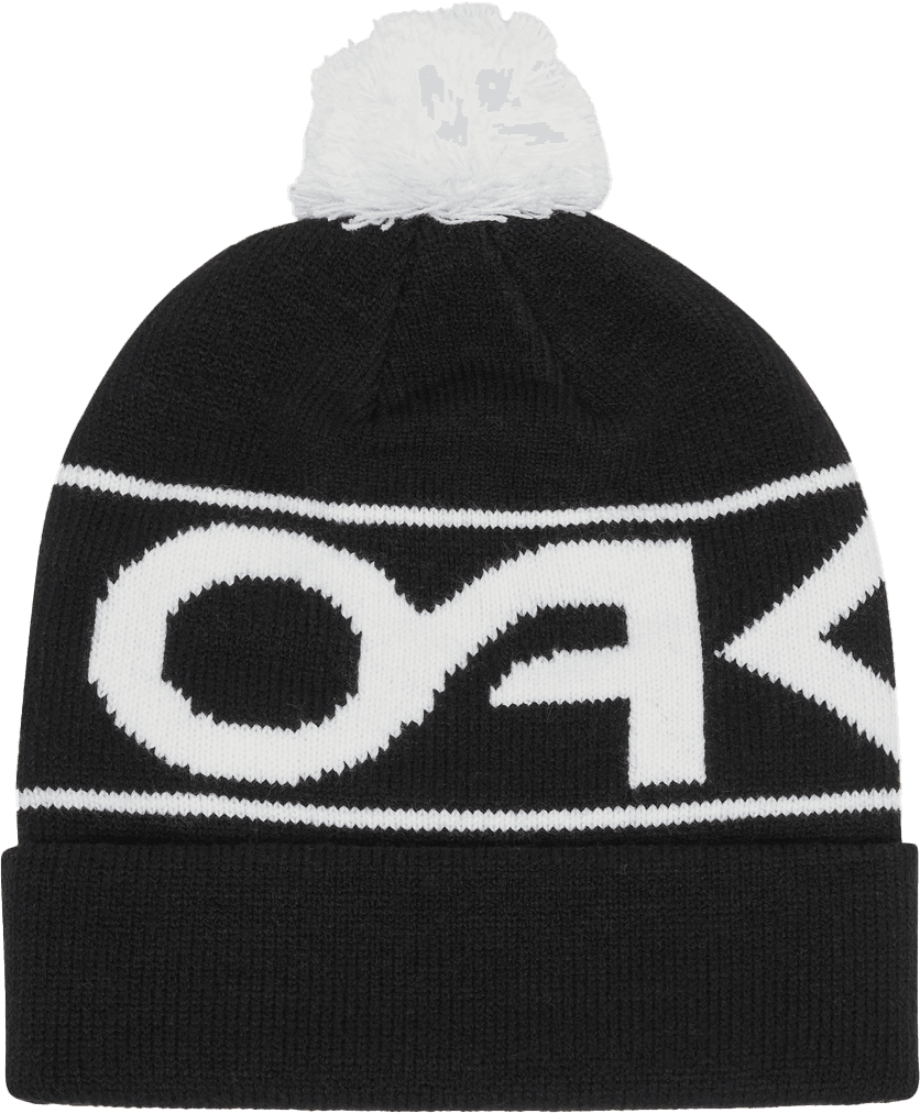 Oakley Oakley Factory Cuff Beanie Black/White Logo