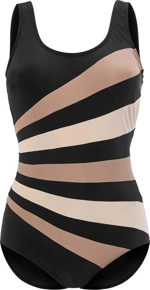 Swegmark Swegmark Action Swimsuit Black/nougat/beige