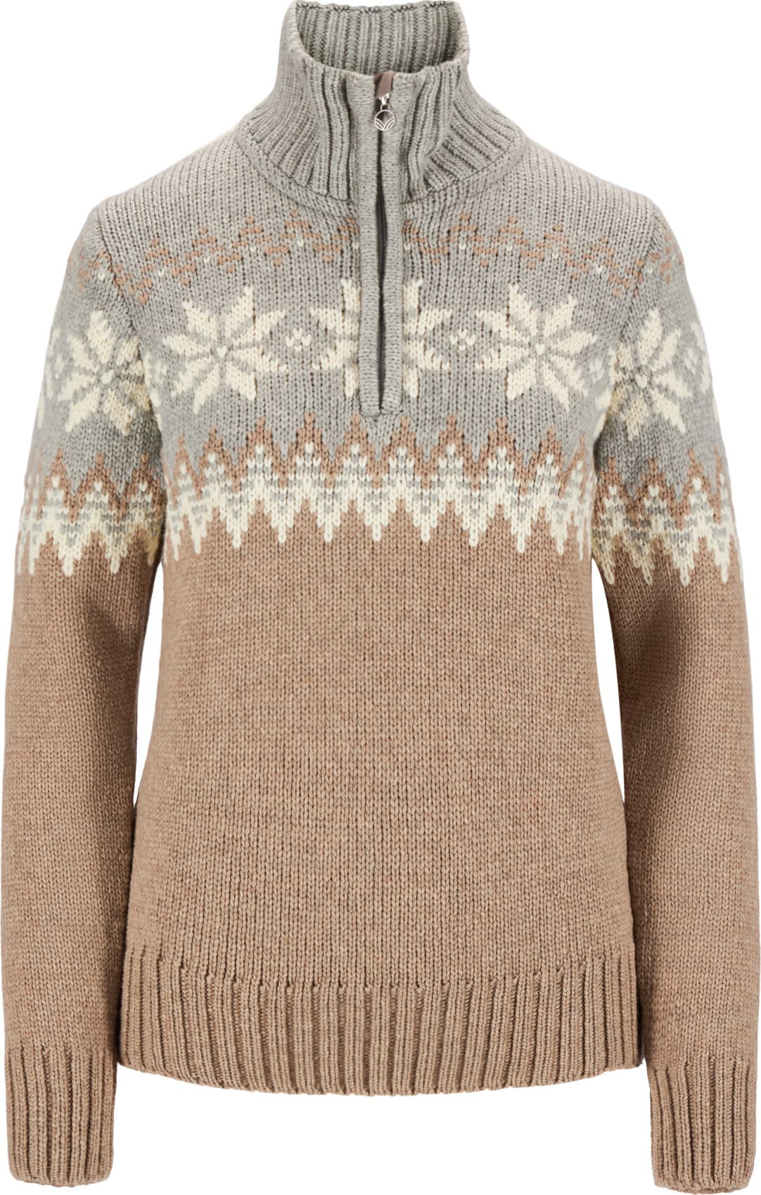 Dale of Norway Dale of Norway Women's Myking Sweater Mountain Stone/Offwhite