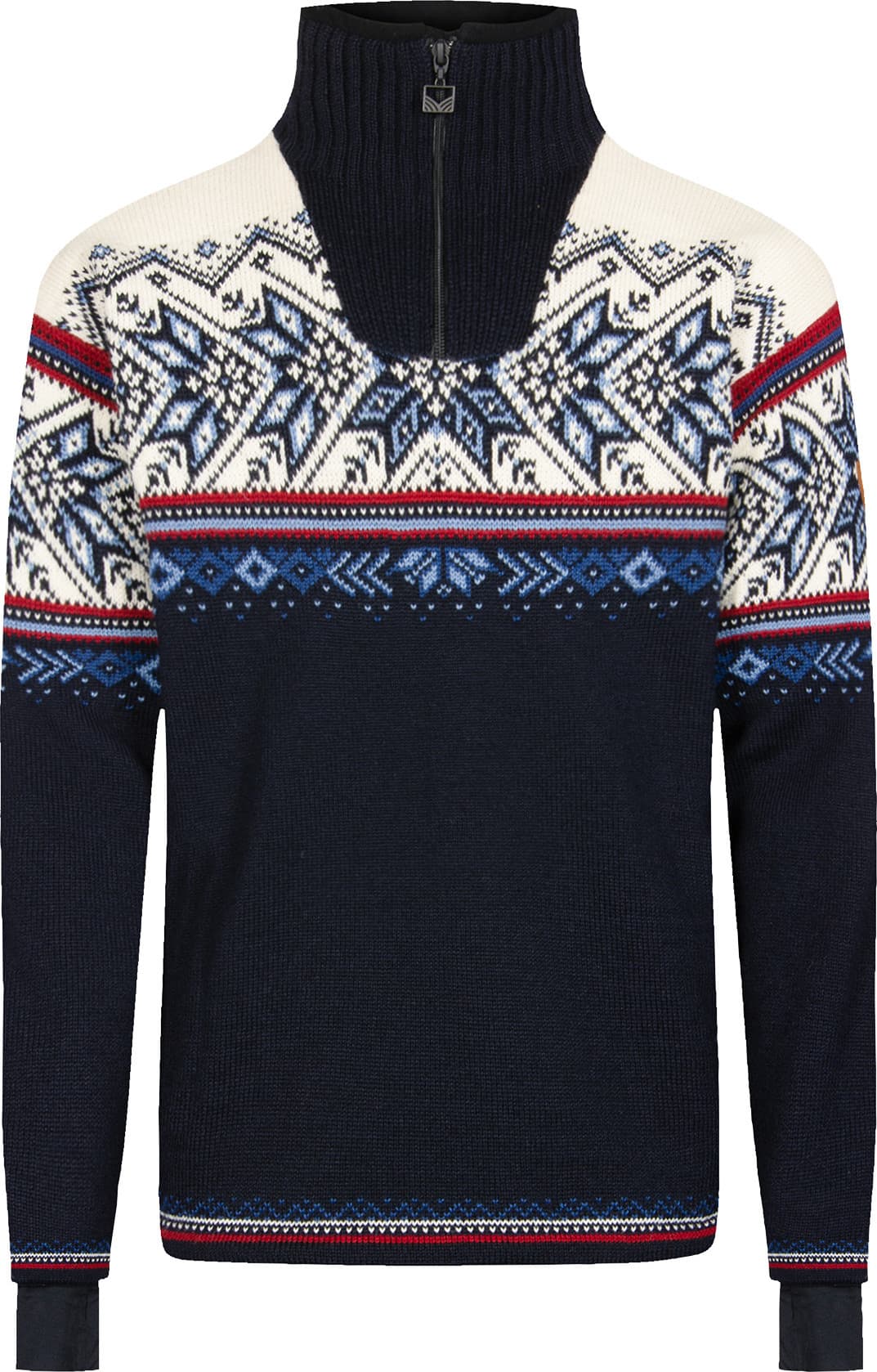 Dale of Norway Dale of Norway Men's Vail Weatherproof Sweater Navyredroseoffwhite