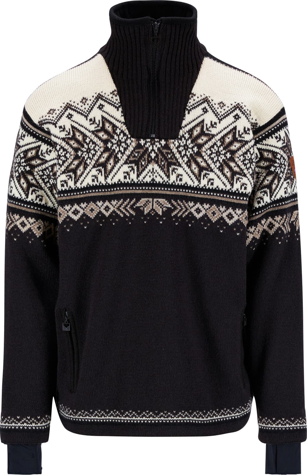 Dale of Norway Dale of Norway Men's Vail Weatherproof Sweater Mountain Stone/Offwhite