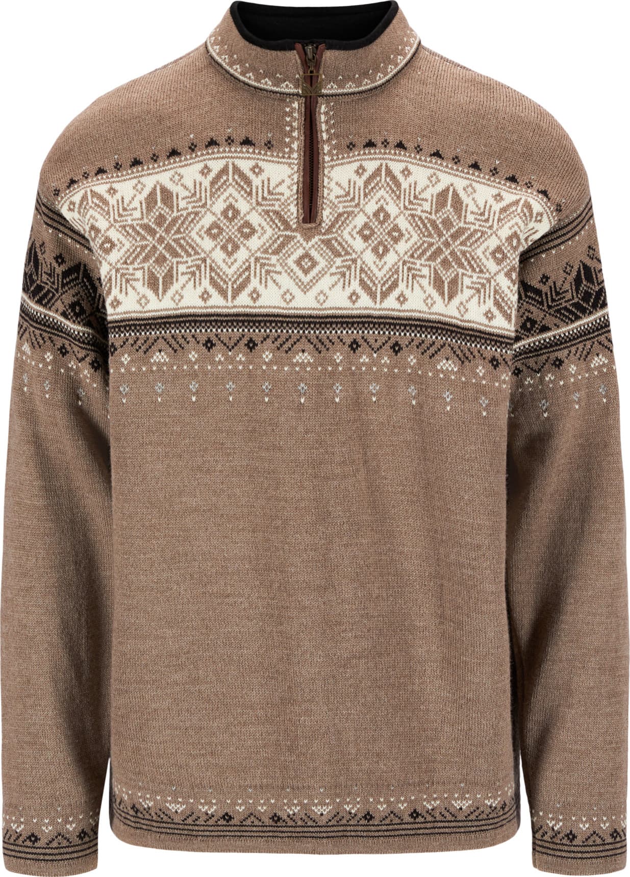 Dale of Norway Dale of Norway Men's Blyfjell Knit Sweater Mountain Stone/Offwhite