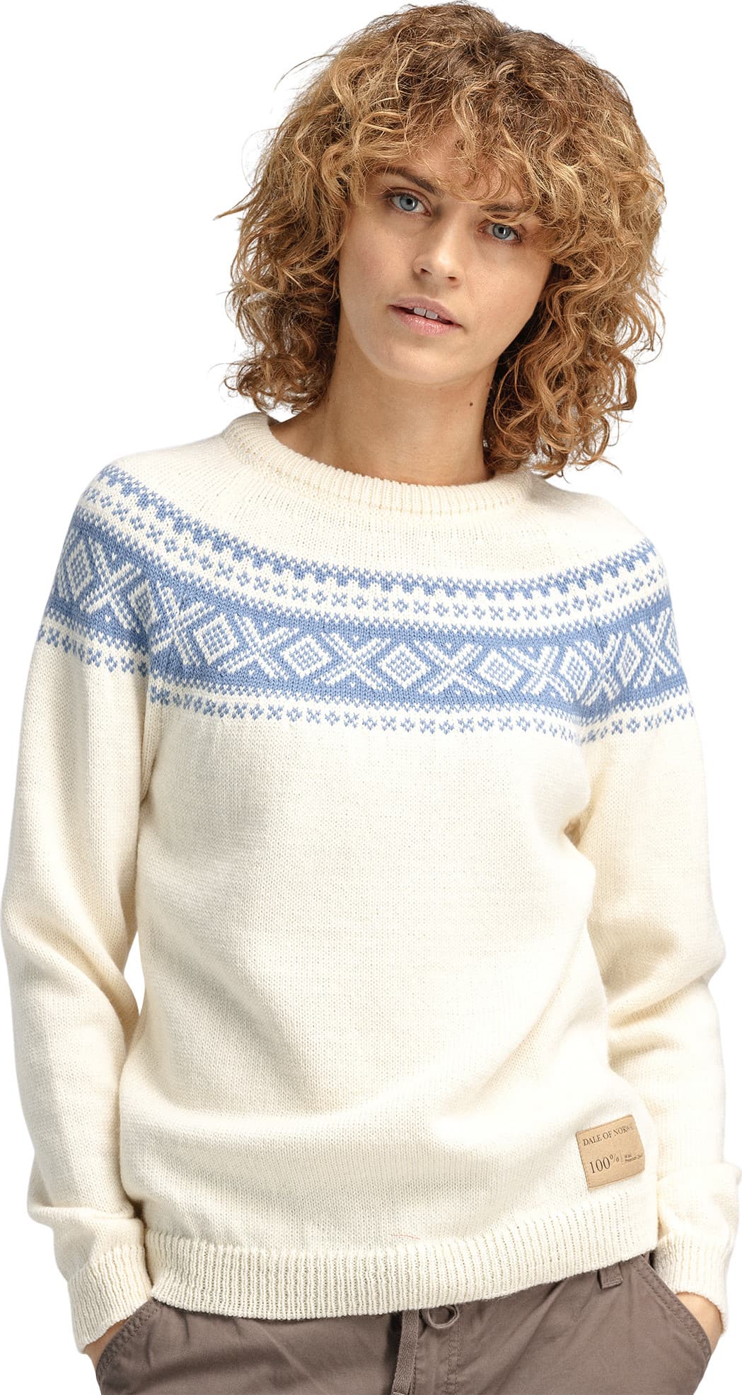 Dale of Norway Dale of Norway Women's Vågsøy Wool Sweater Offwhite