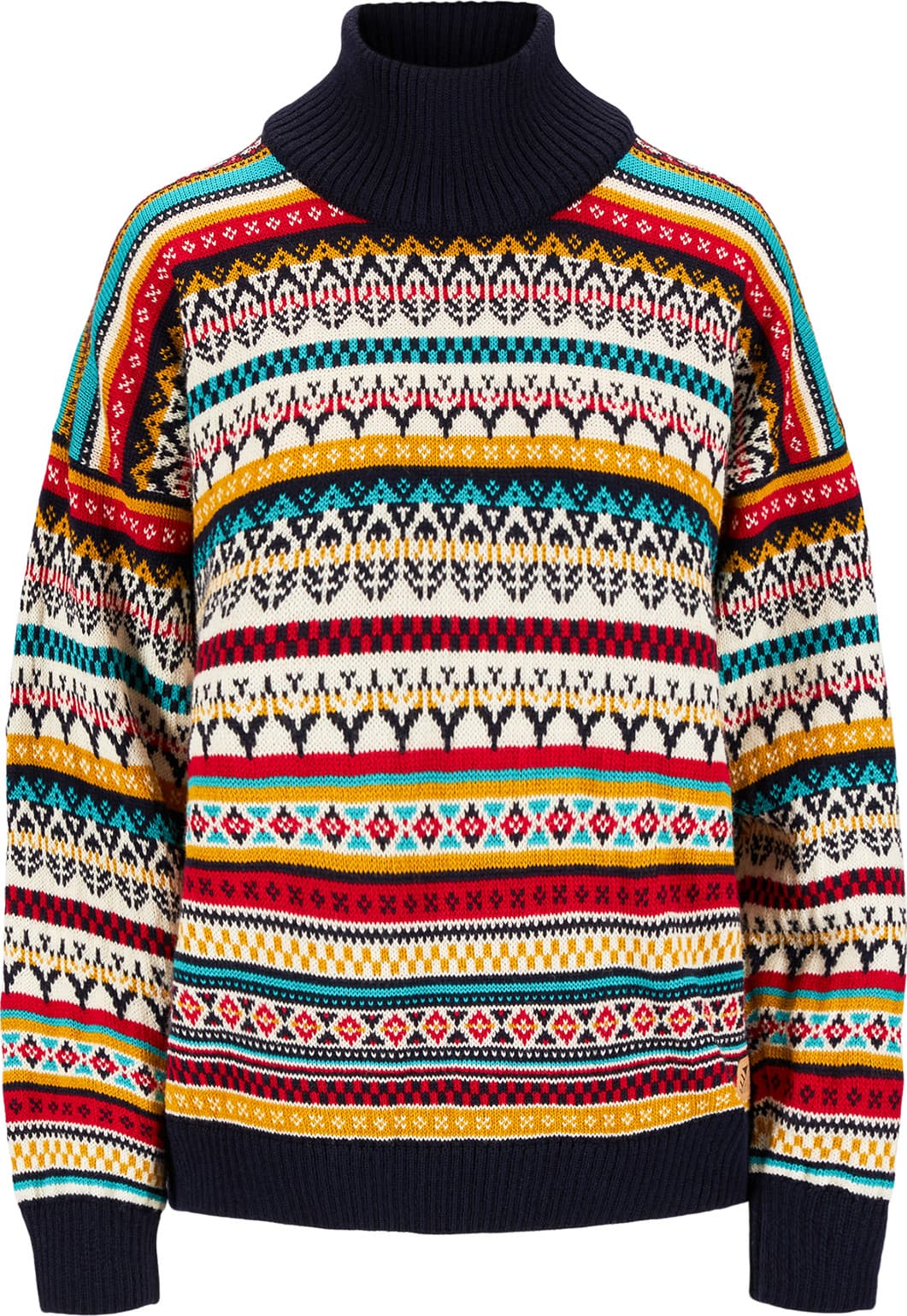 Dale of Norway Dale of Norway Women's Utsira Sweater Marine/Offwhite/Raspberry