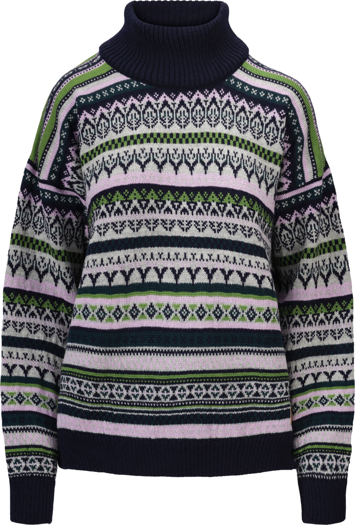Dale of Norway Dale of Norway Women's Utsira Sweater Marine/Pine Green/Light Charcoal
