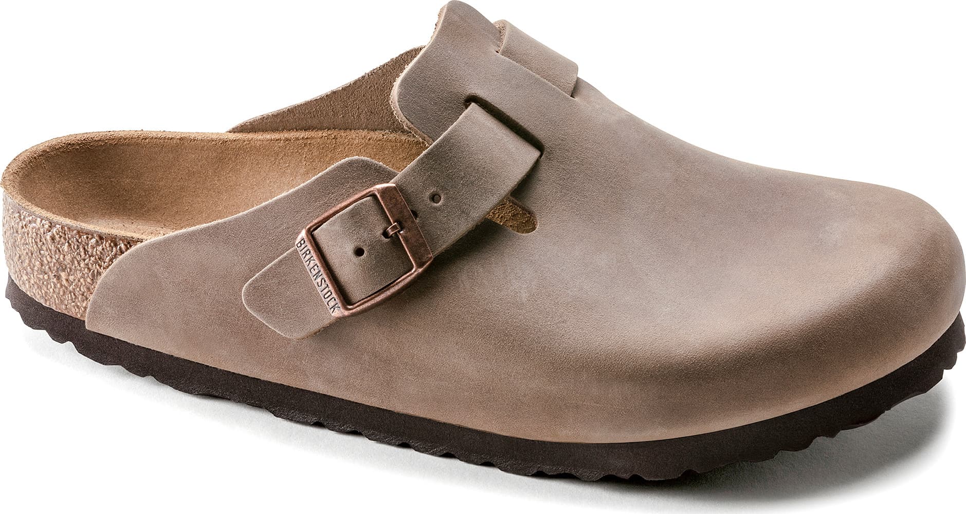 Birkenstock Birkenstock Boston Oiled Leather Narrow Tabacco Brown