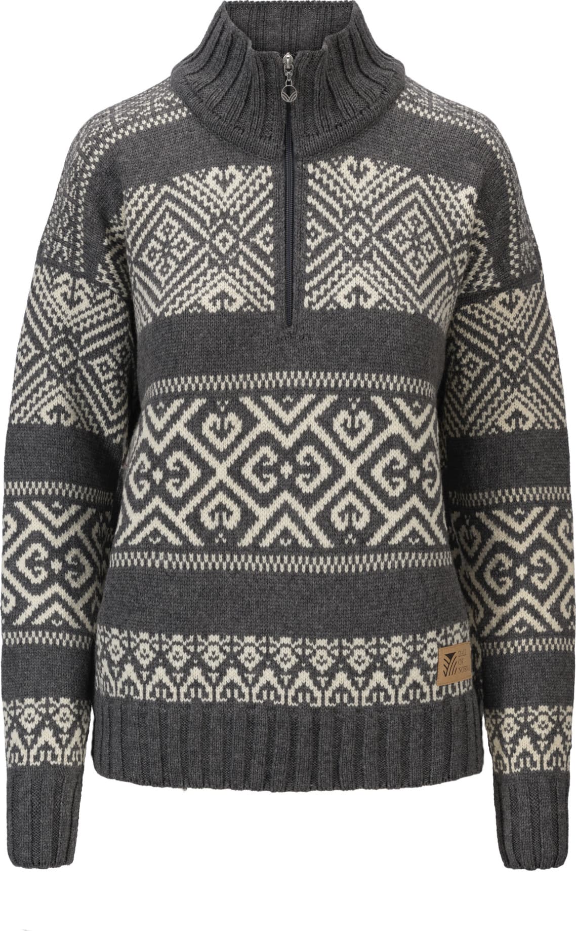 Dale of Norway Dale of Norway Women's Rasletind Sweater Dark Charcoal/Offwhite