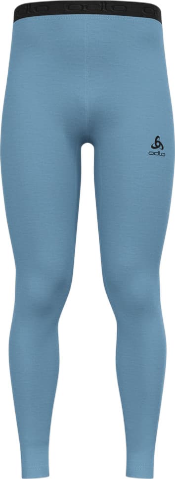 Odlo Odlo Men's Performance Wool 150 Base Layer Bottom Provincial Blue Melange - Black