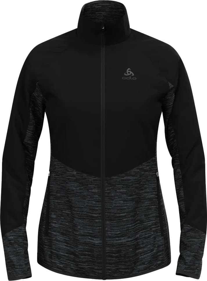 Odlo Odlo Women's Run Easy Warm Hybrid Jacket Black - Black