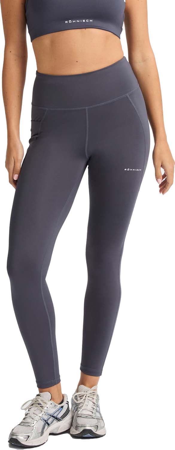 Rohnisch Röhnisch Women's Flattering High Waist Tights Dk Grey Plum