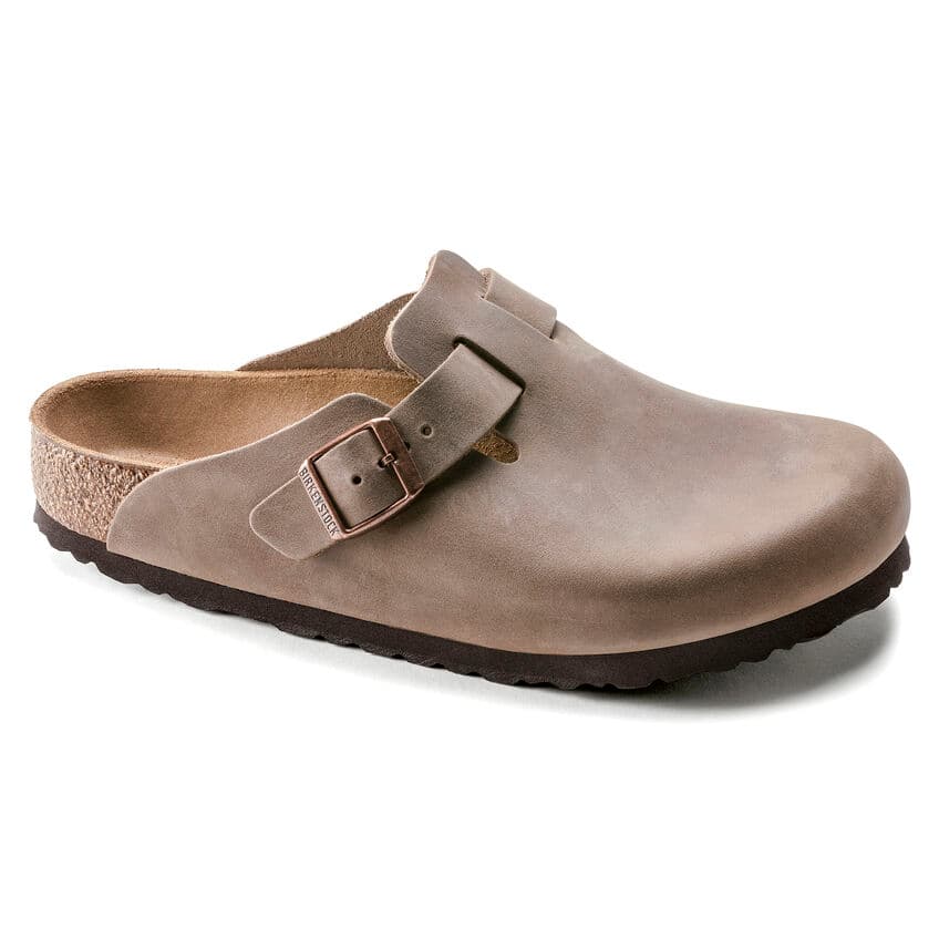 Birkenstock Birkenstock Boston Oiled Leather Regular Tabacco Brown