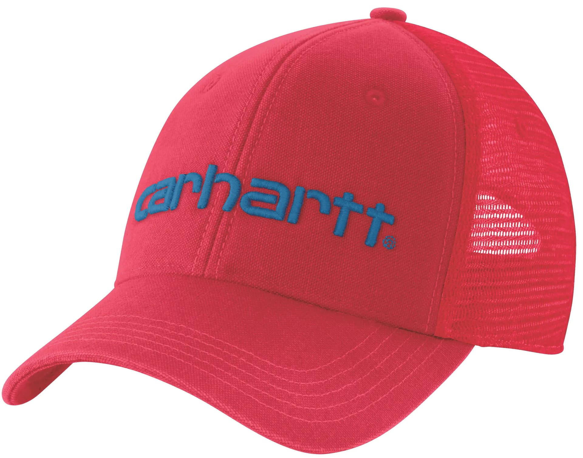 Carhartt Carhartt Canvas Mesh-Back Logo Graphic Cap Fire Red