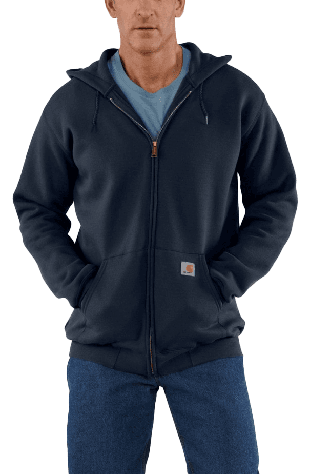 Carhartt Carhartt Men's Zip Hooded Sweatshirt New Navy