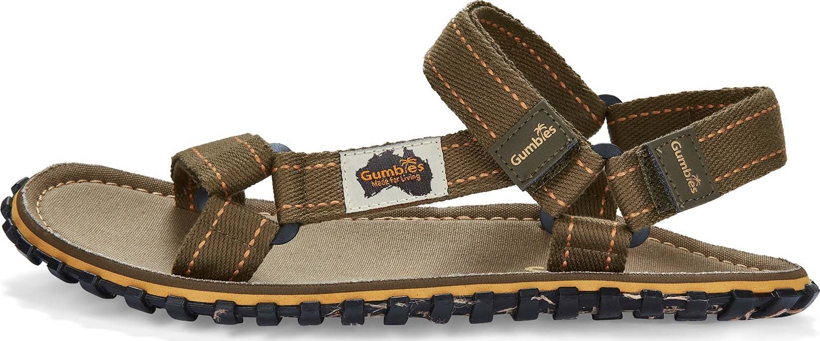 Gumbies Gumbies Unisex Tracker Sandals Khaki