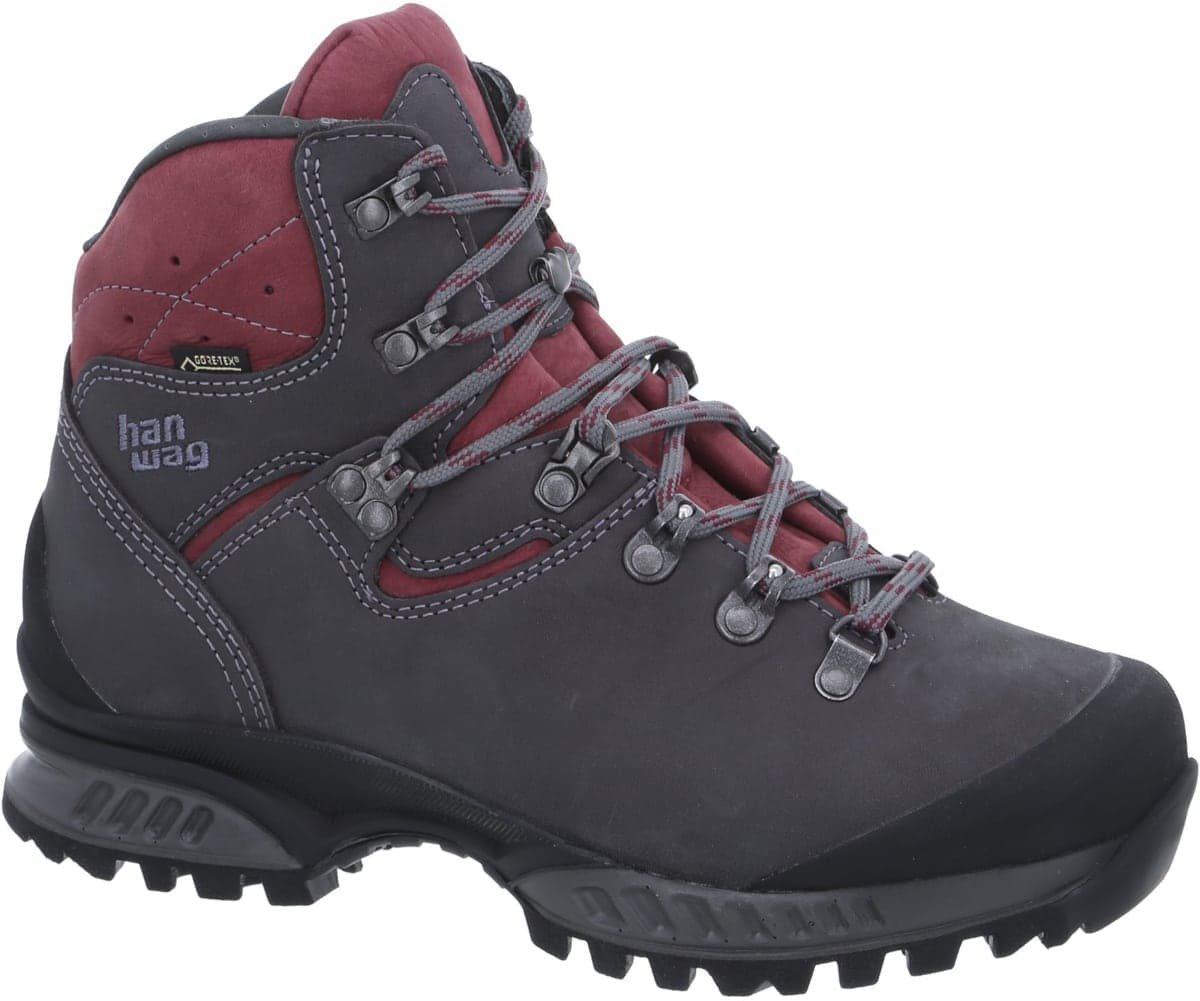 Hanwag Hanwag Women's Tatra II Lady Gore-Tex Asphalt/Dark Garnet