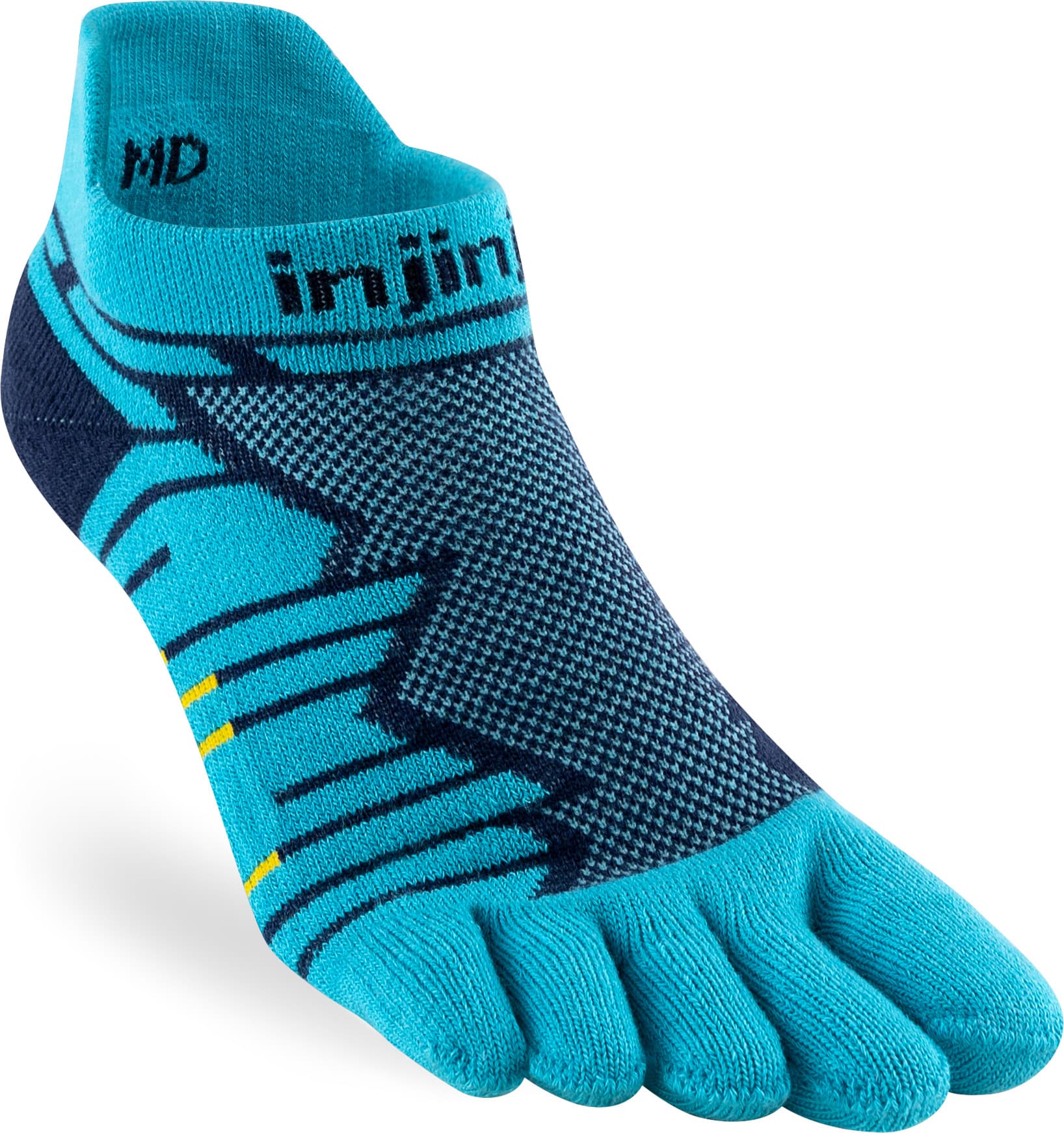 Injinji Injinji Men's Ultra Run No-Show Pacific Blue