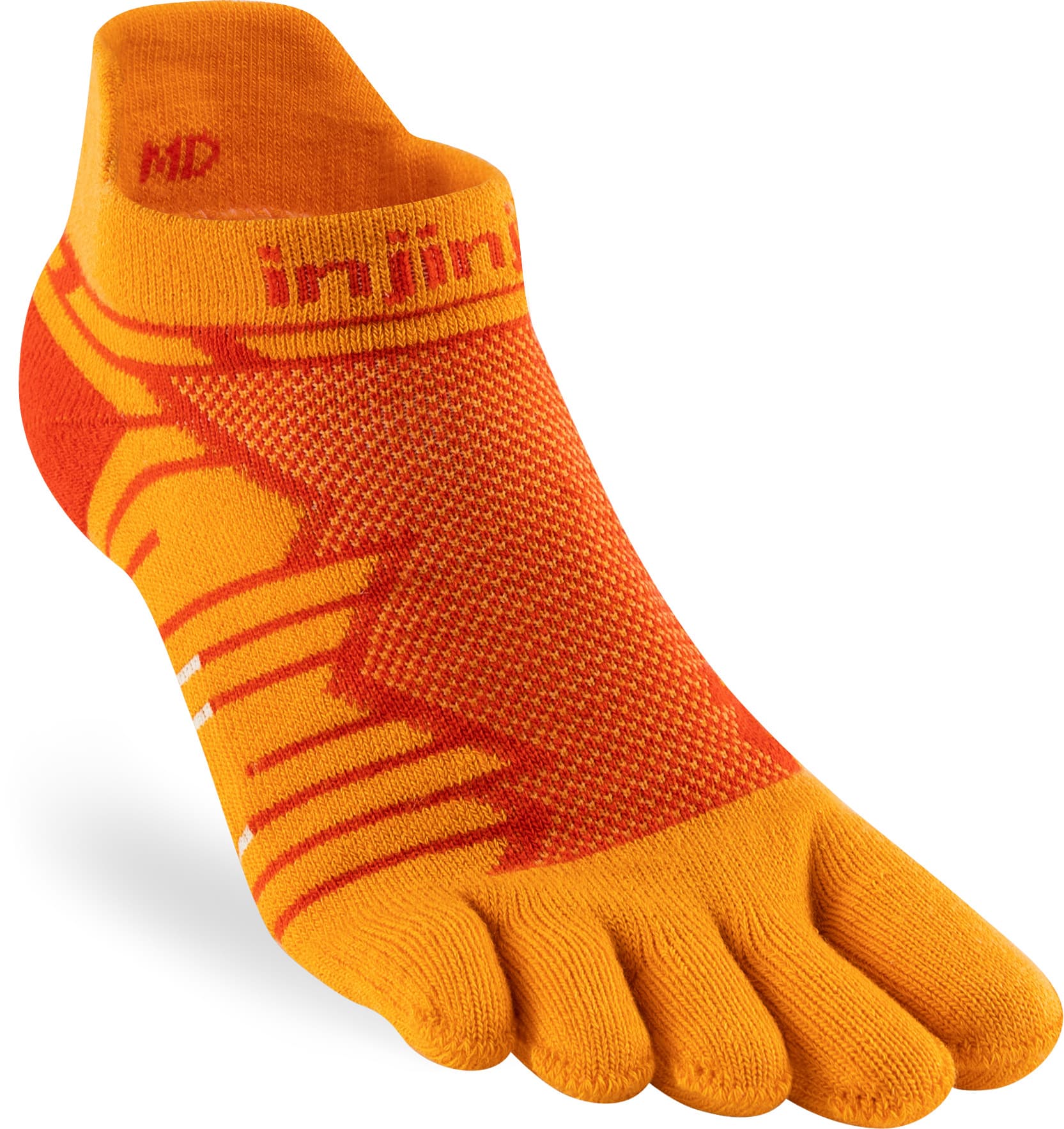 Injinji Injinji Men's Ultra Run No-Show Desert Orange