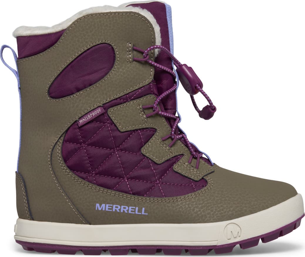Merrell Merrell Juniors' Snow Bank 4.0 Waterproof Truffle/plum Cozy