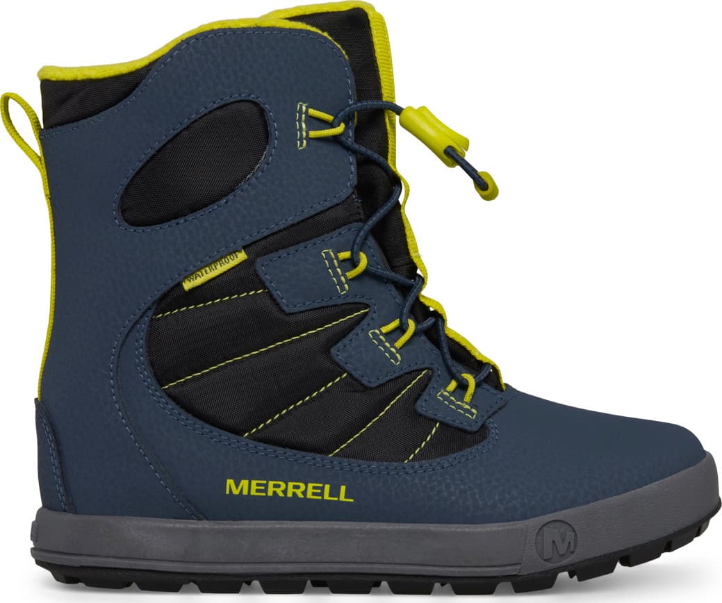 Merrell Merrell Juniors' Snow Bank 4.0 Waterproof Navy/lime