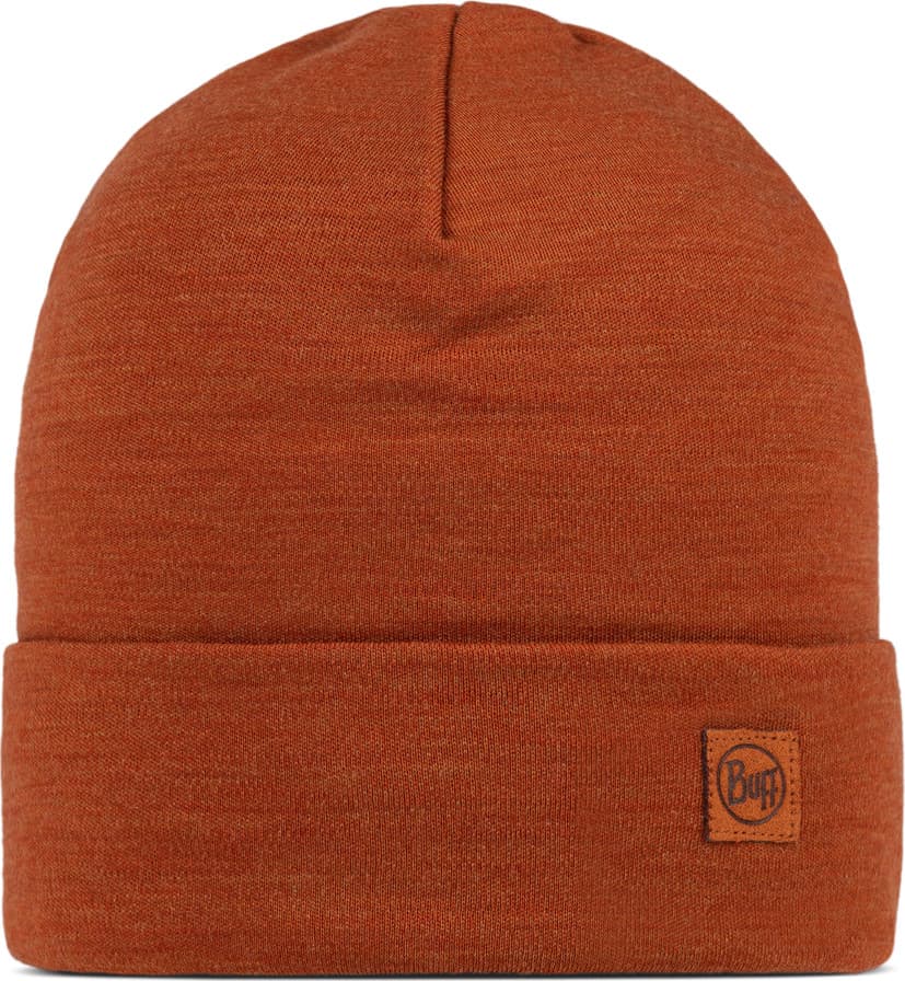 Buff Buff Merino Heavyweight Beanie Solid Cinnamon
